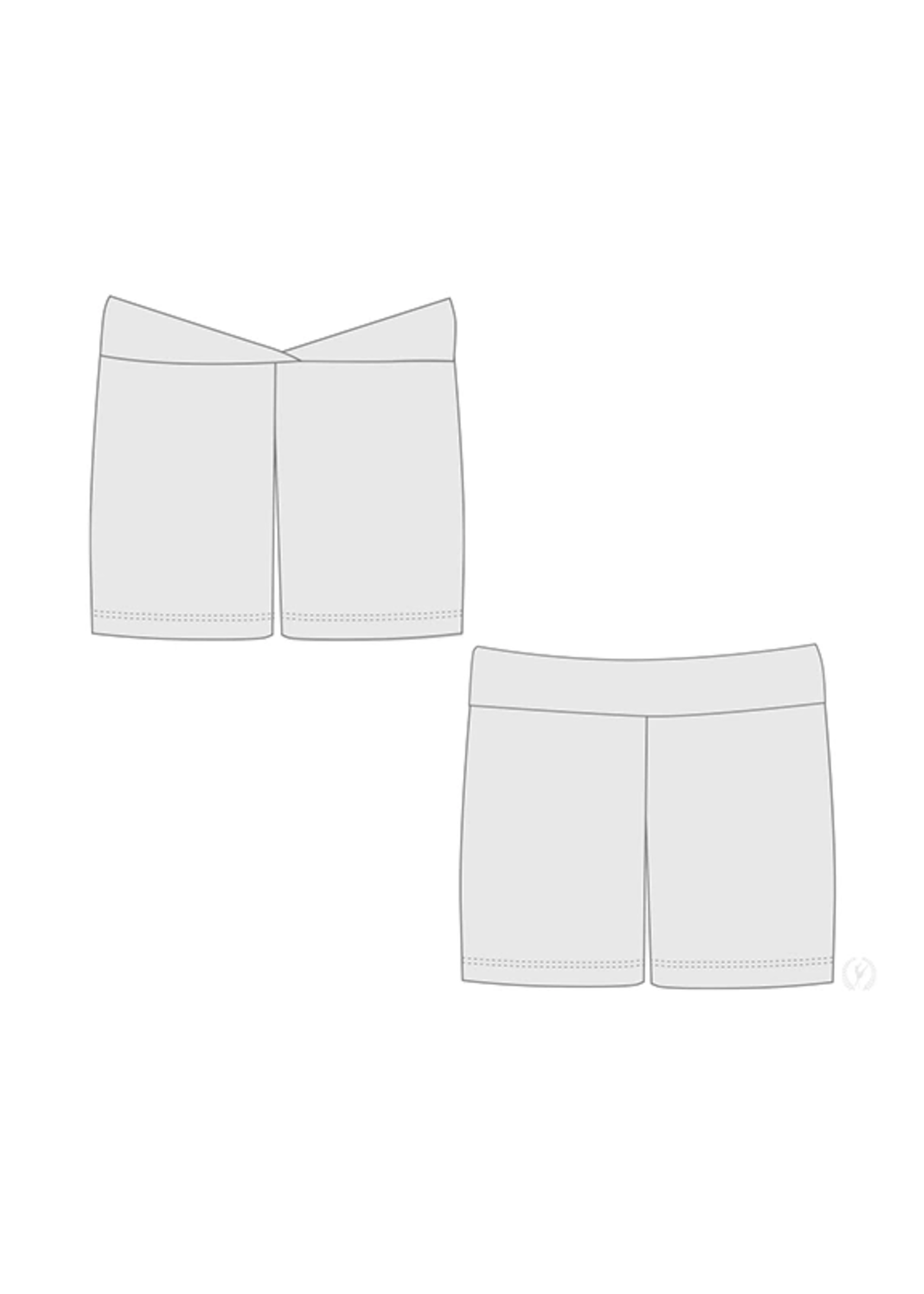 EUROTARD 44329 MICRO V WAIST ATHLETIC SHORT (7113)