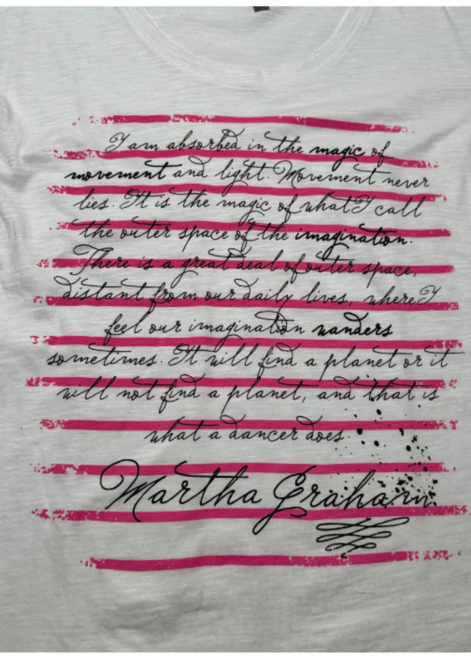 SUGAR & BRUNO F8016 MARTHA GRAHAM OVERSIZED TSHIRT