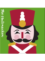 SUGAR & BRUNO NUTCRACKER CHARACTERS SQUARE MAGNET