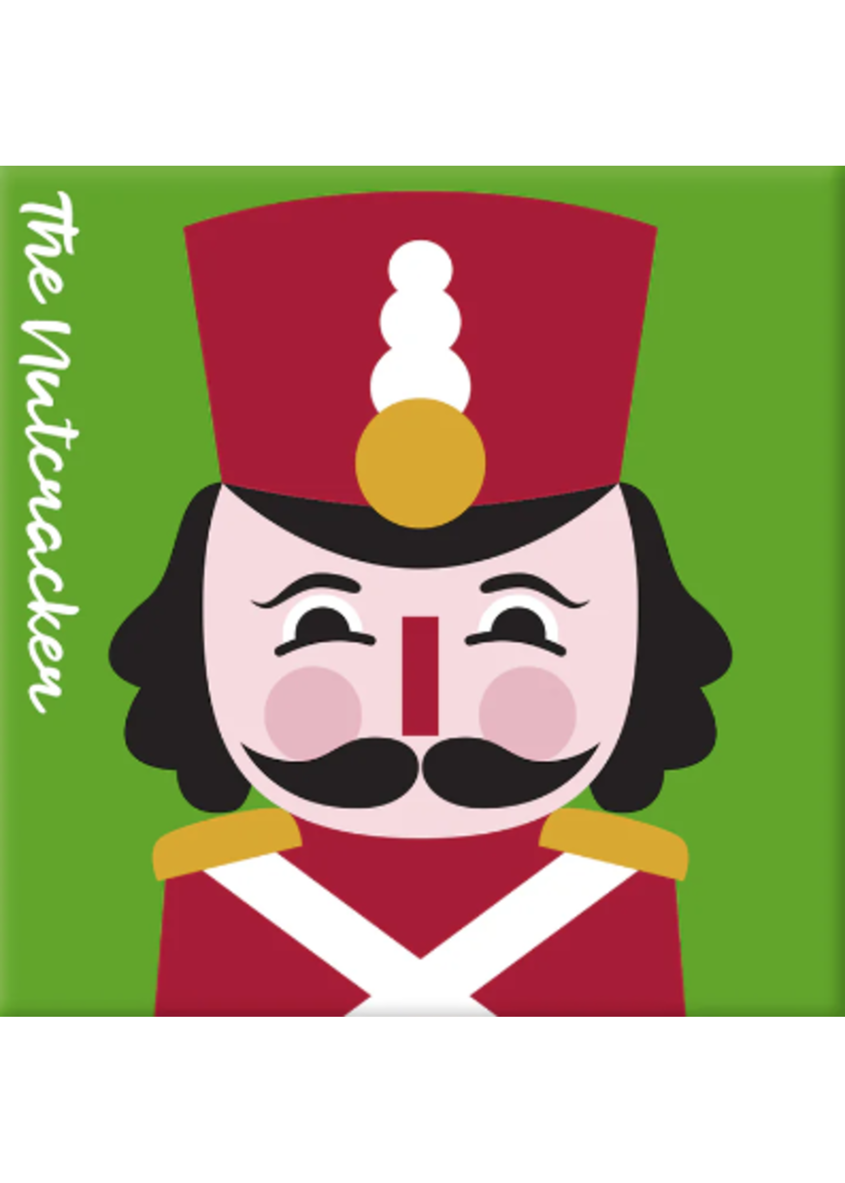 SUGAR & BRUNO NUTCRACKER CHARACTERS SQUARE MAGNET