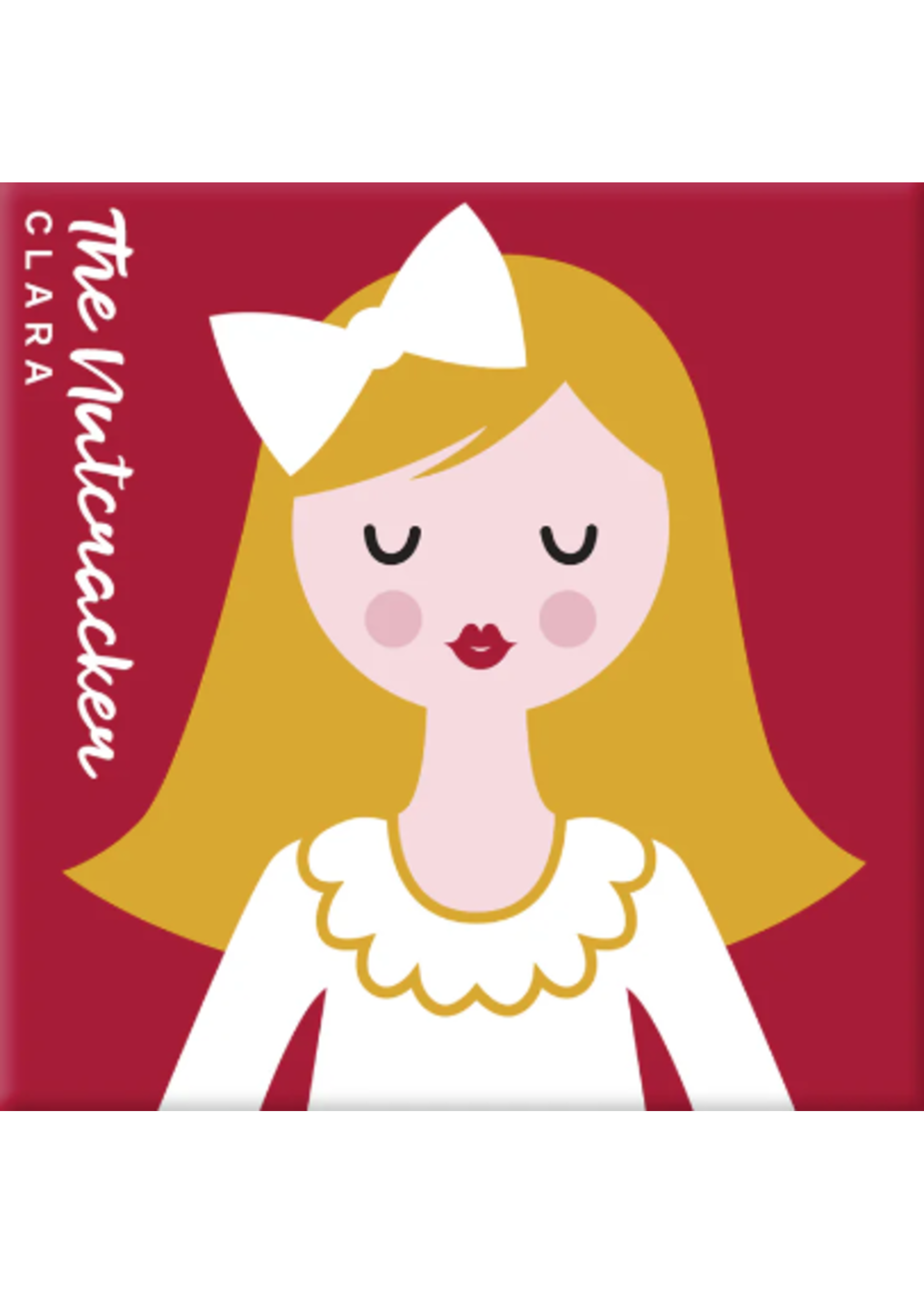 SUGAR & BRUNO NUTCRACKER CHARACTERS SQUARE MAGNET