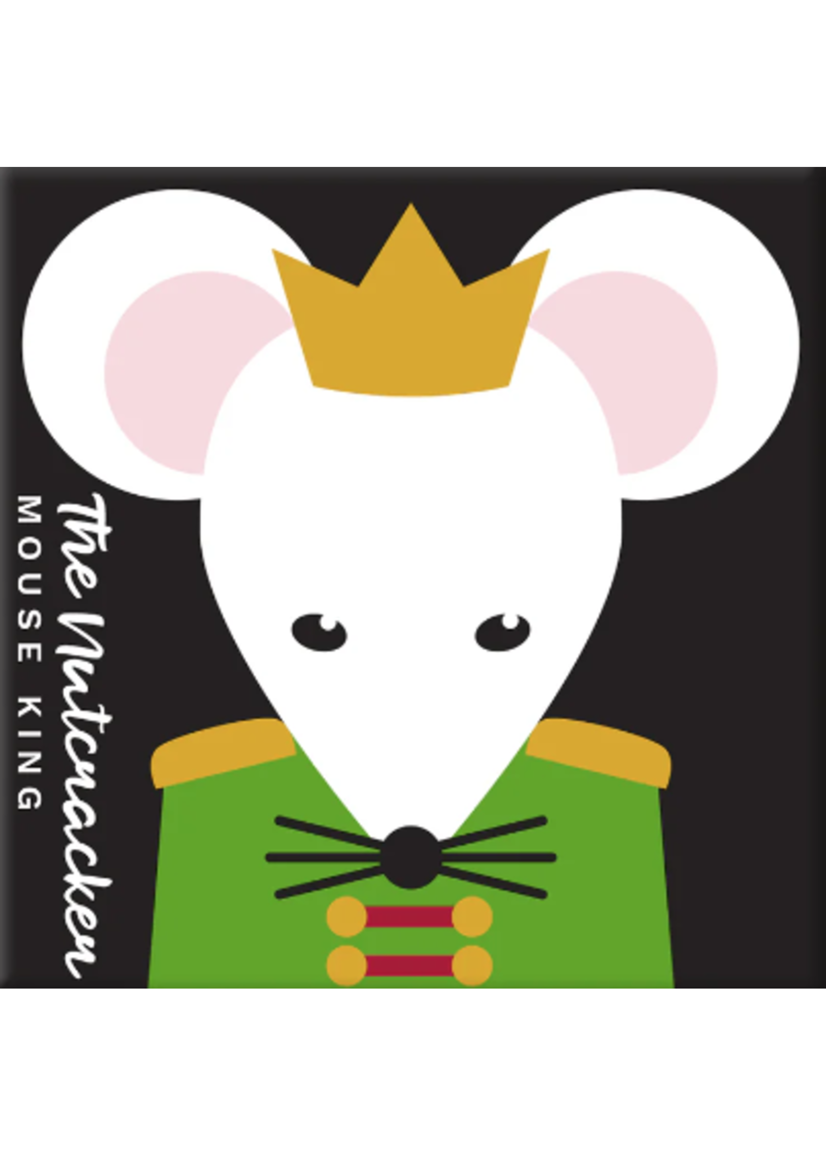 SUGAR & BRUNO NUTCRACKER CHARACTERS SQUARE MAGNET