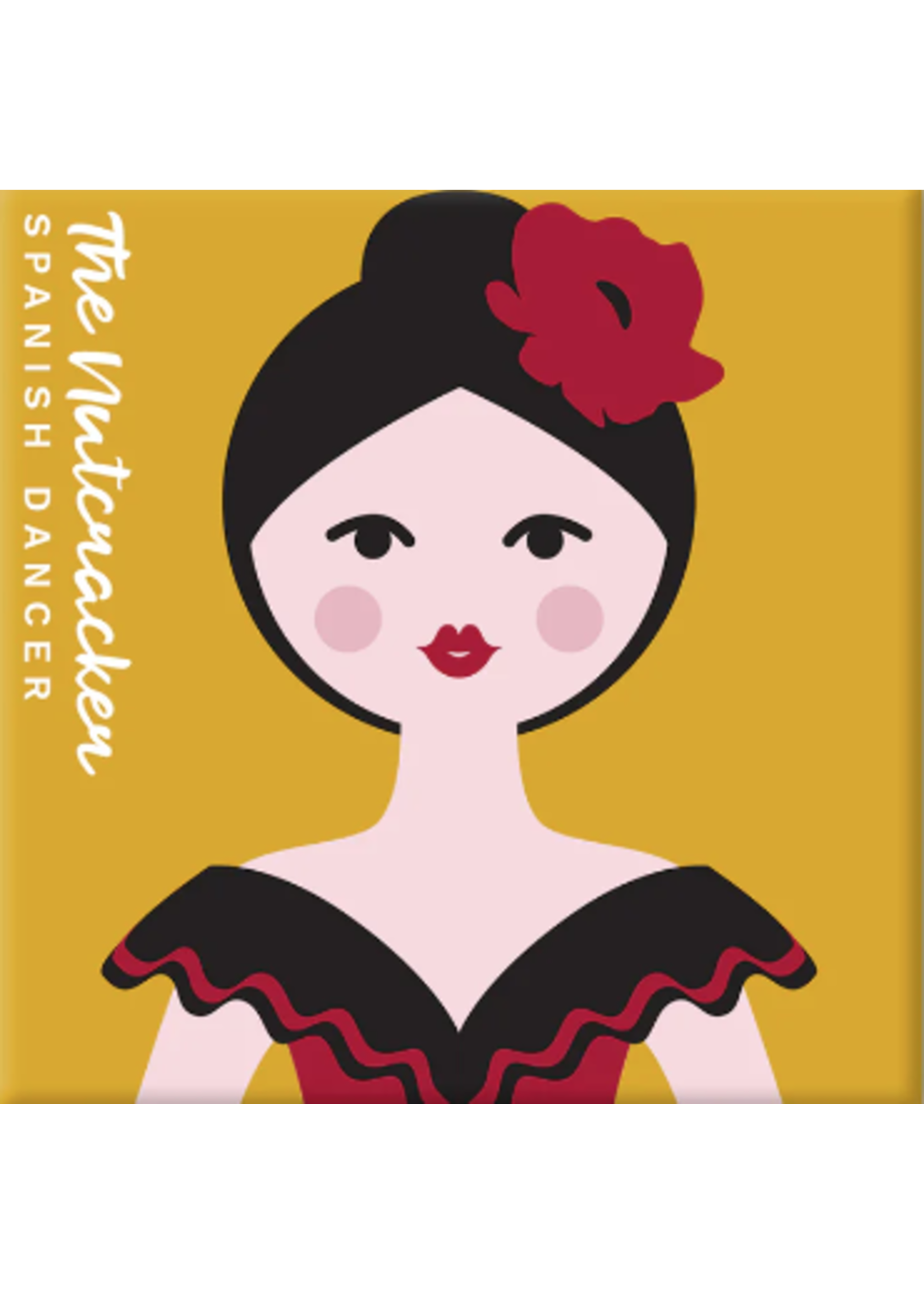 SUGAR & BRUNO NUTCRACKER CHARACTERS SQUARE MAGNET