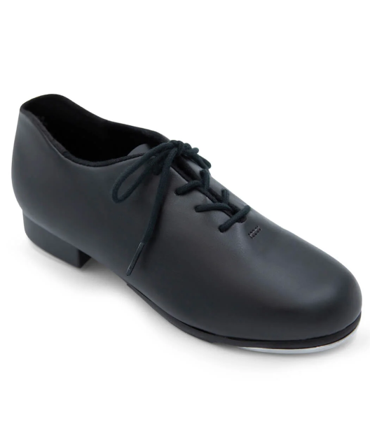 Capezio black 7 W student oxford - new dance shoe Black Leather Jazz Shoes main image 3