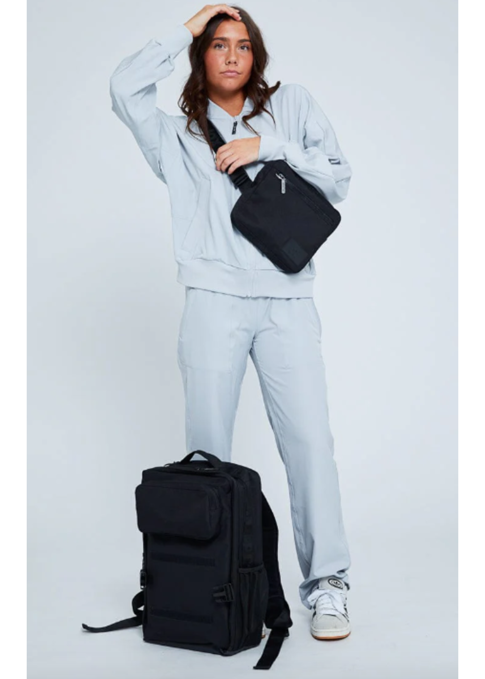 JO & JAX HALF TIME BACKPACK BAG w/ REMOVABLE CROSSBODY BAG SECTION