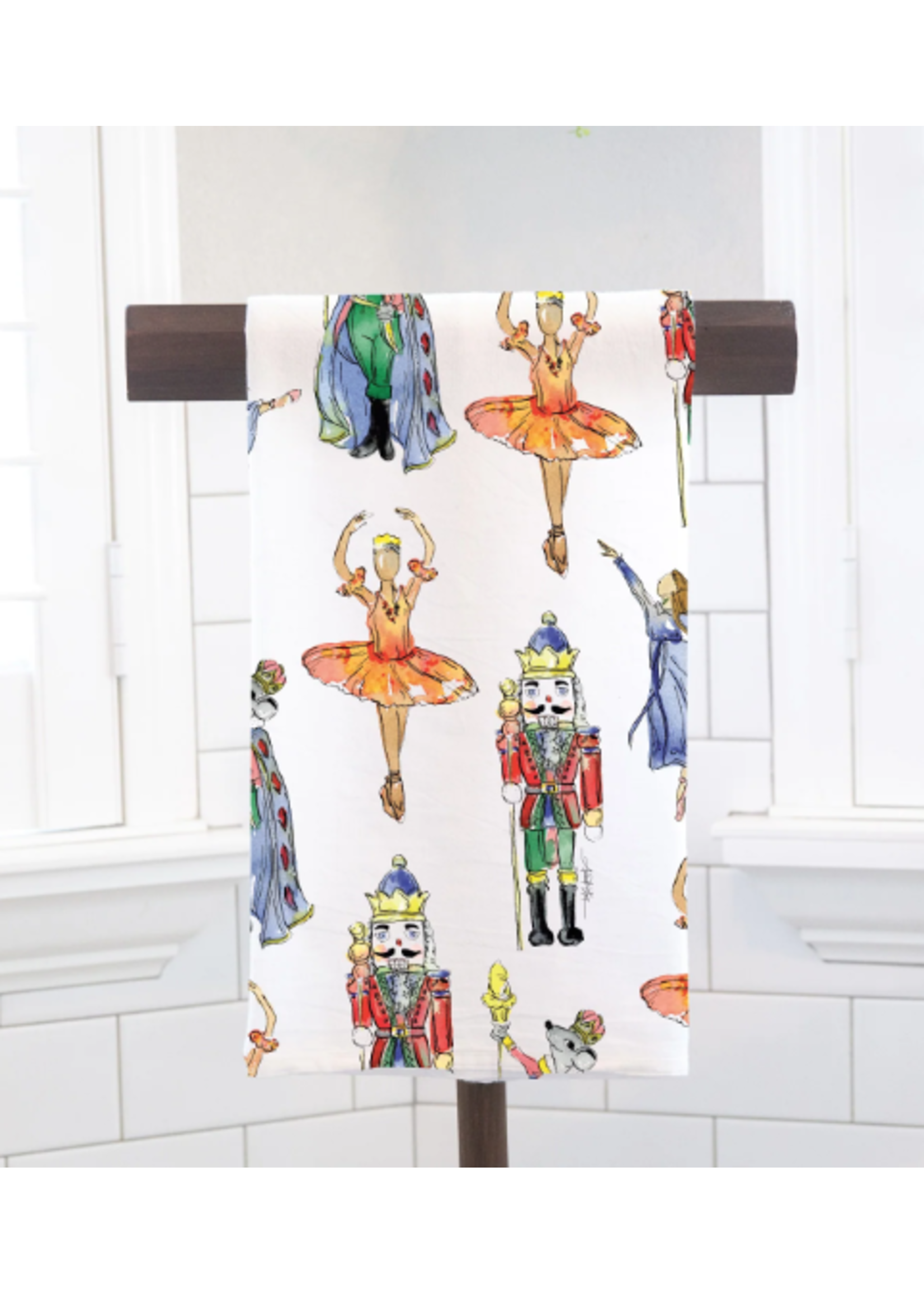AMANDA KLEIN, CO NUTCRACKER SUITE FLOUR SACK TOWEL 27X27