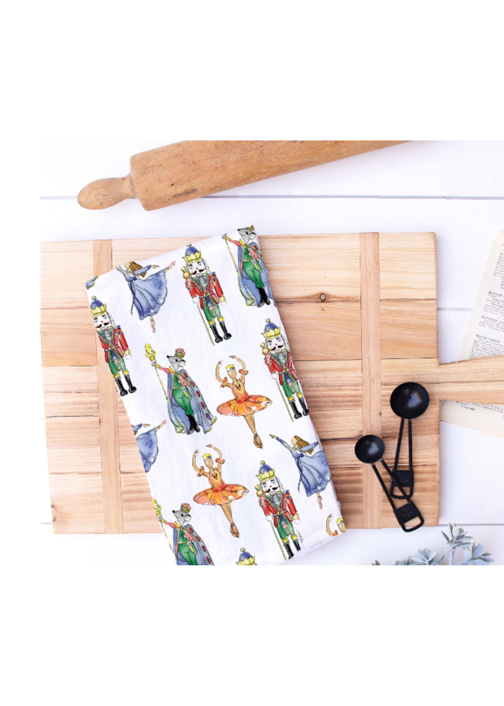 AMANDA KLEIN, CO NUTCRACKER SUITE FLOUR SACK TOWEL 27X27