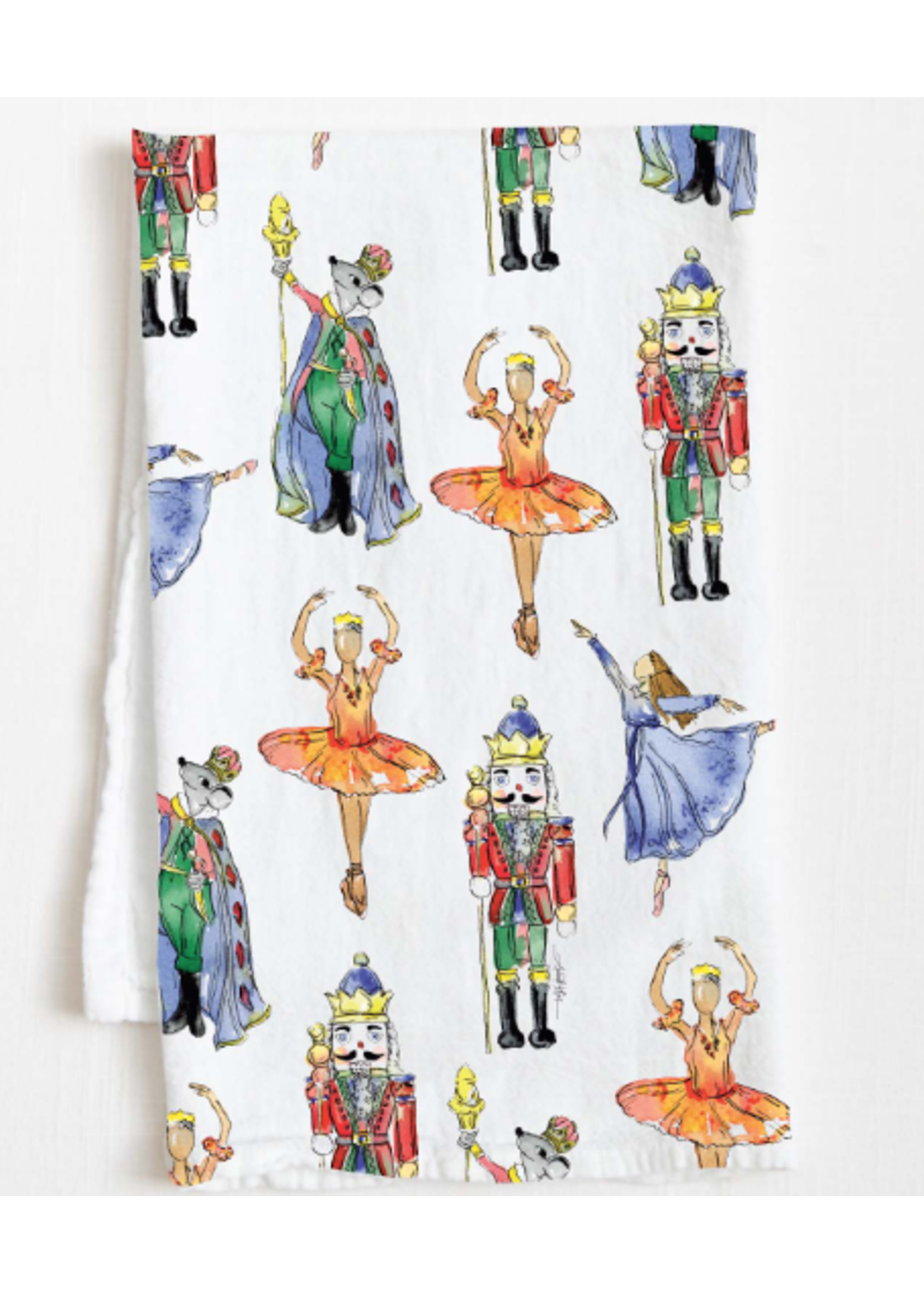 AMANDA KLEIN, CO NUTCRACKER SUITE FLOUR SACK TOWEL 27X27