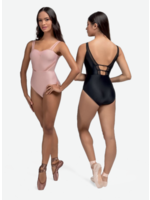 SO DANCA RDE2686 PINCHED FRONT TANK LEOTARD WITH DETAILED ELASTIC STRAPS