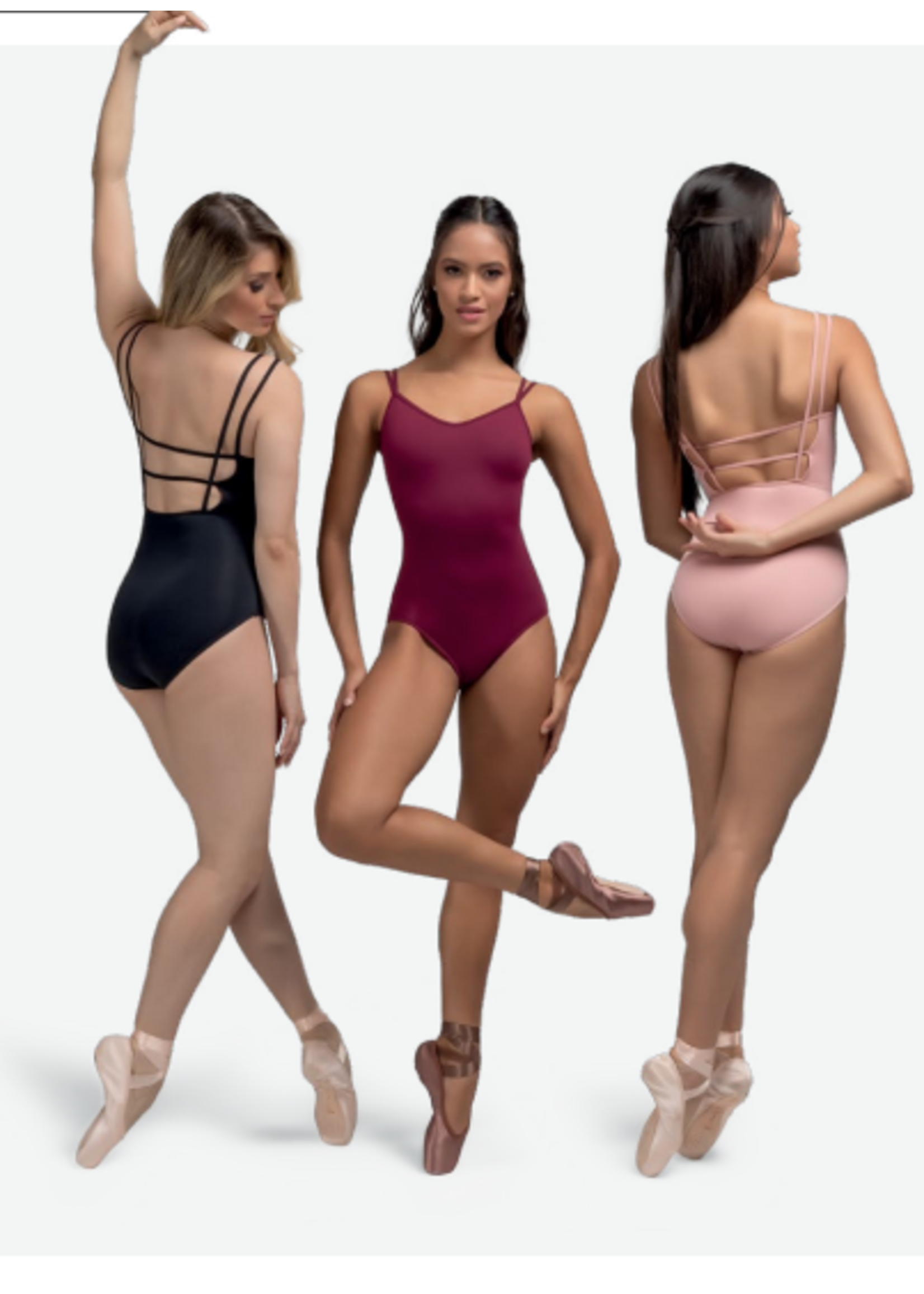 SO DANCA RDE2714 TRESTLE BACK CAMISOLE LEOTARD