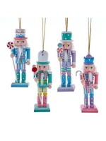 KURT S. ADLER C5989 CANDY SHOP QUARTET 5" PASTEL NUTCRACKER ORNAMENT