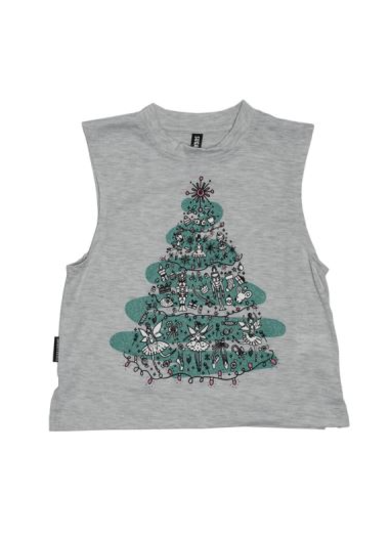 SUGAR & BRUNO DOODLE TREE BALLERINA CHRISTMAS TOP
