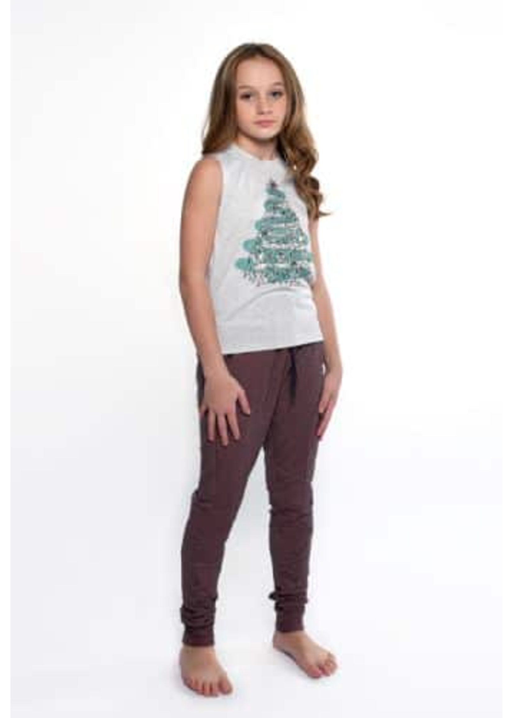 SUGAR & BRUNO DOODLE TREE BALLERINA CHRISTMAS TOP