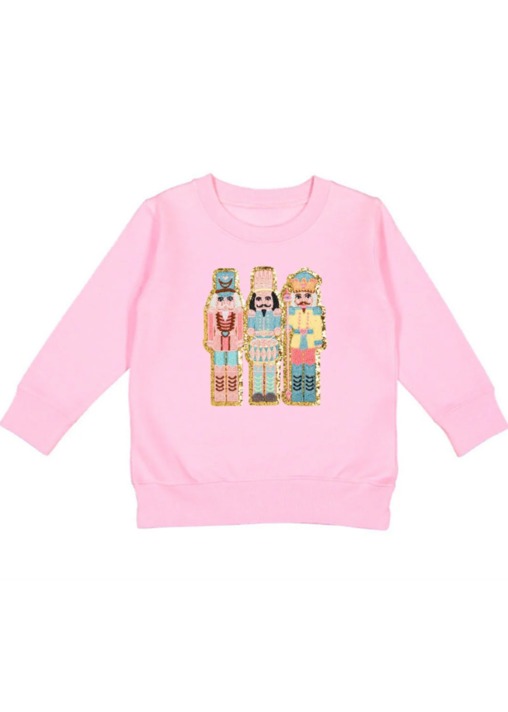 SWEET WINK NUTCRACKER PATCH CHRISTMAS SWEATSHIRT