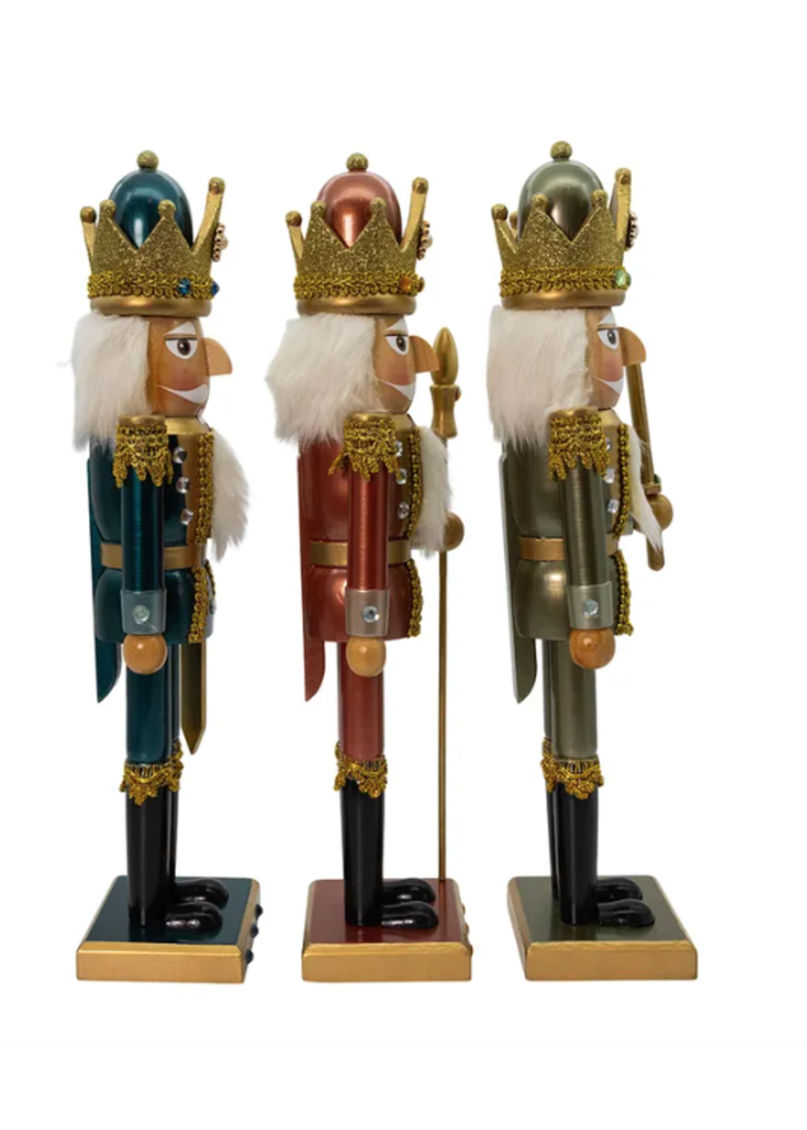 KURT S. ADLER F2296 GEMSTONE TREASURES 15" NUTCRACKER KINGS