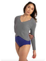CAPEZIO & BUNHEADS ACK10991W WELLNESS WRAP SWEATER