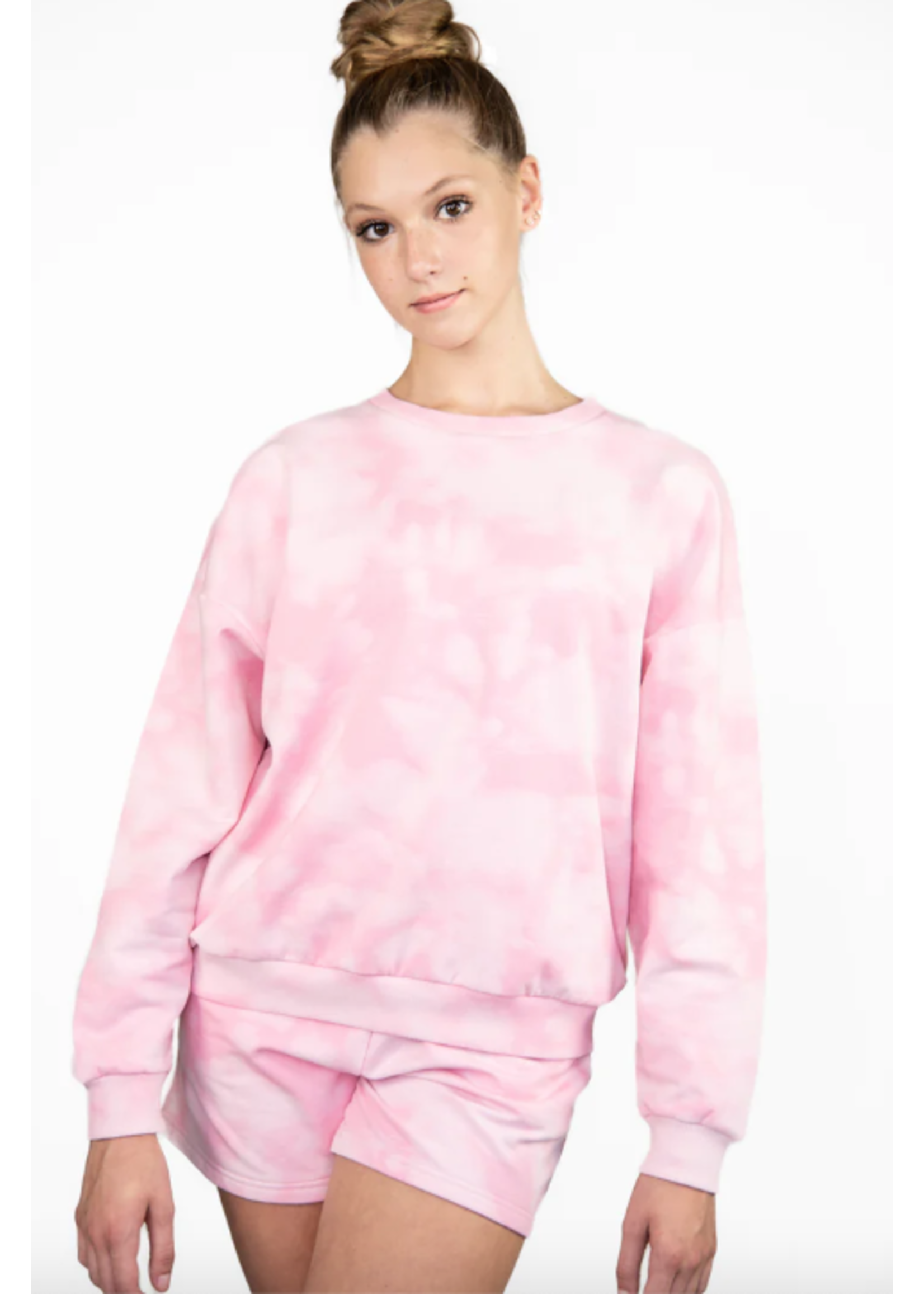BODY WRAPPERS 31800 TIE DYE DRAWSTRING SWEAT SHORT