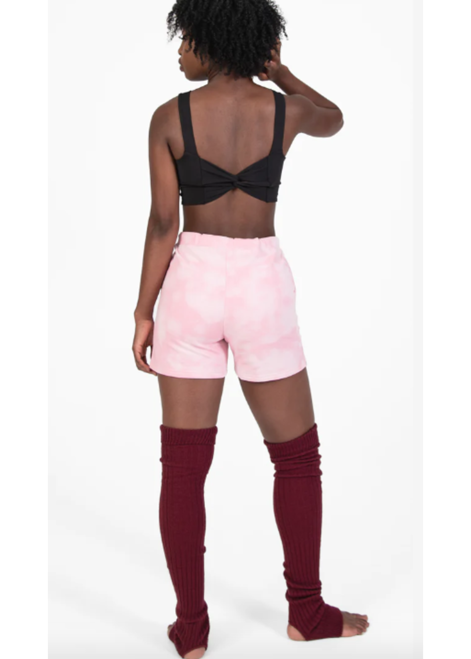 BODY WRAPPERS 31800 TIE DYE DRAWSTRING SWEAT SHORT
