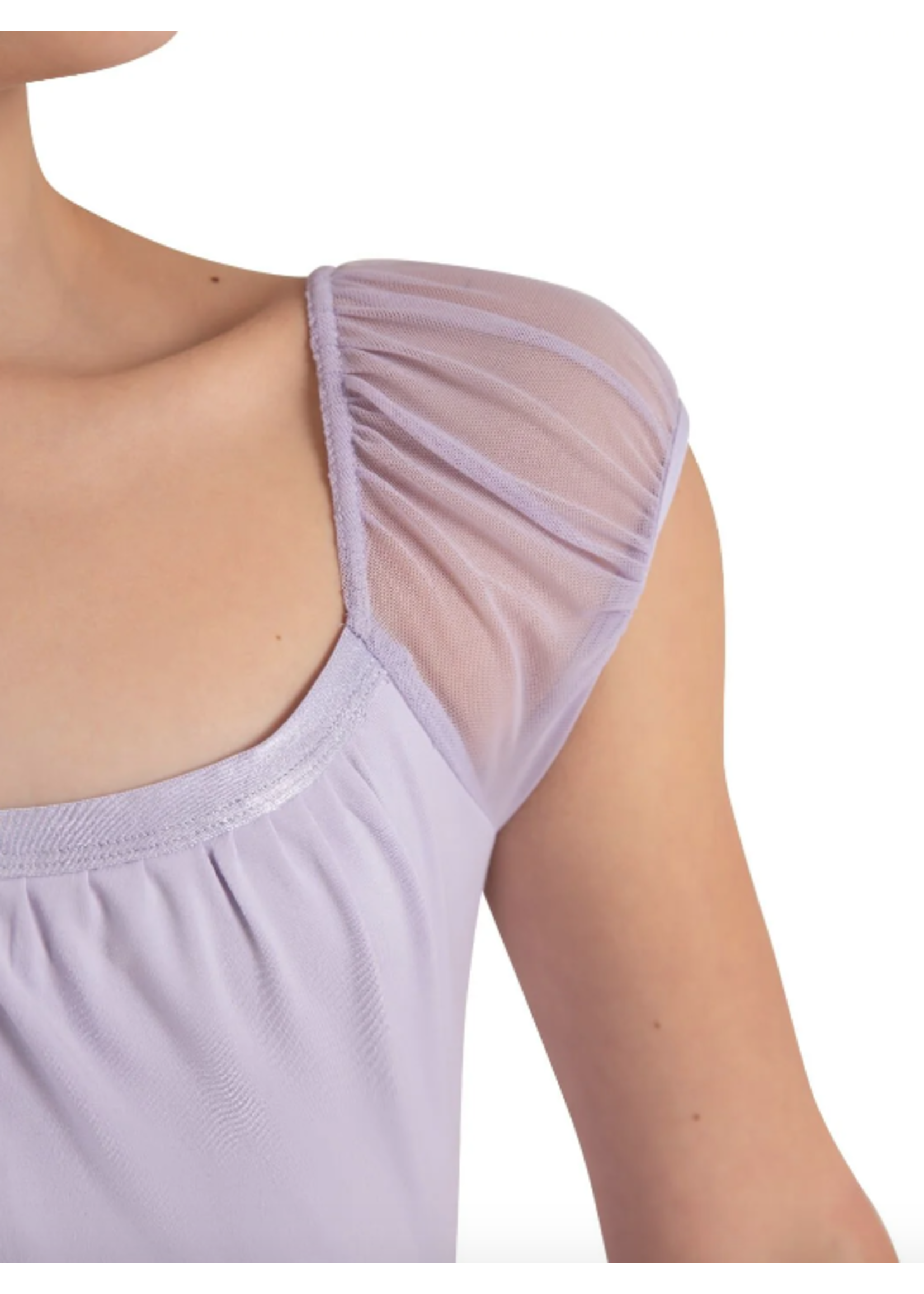 CAPEZIO & BUNHEADS A12171C CLOUD 9 HEAVENLY SHORT SLEEVE TUTU DRESS