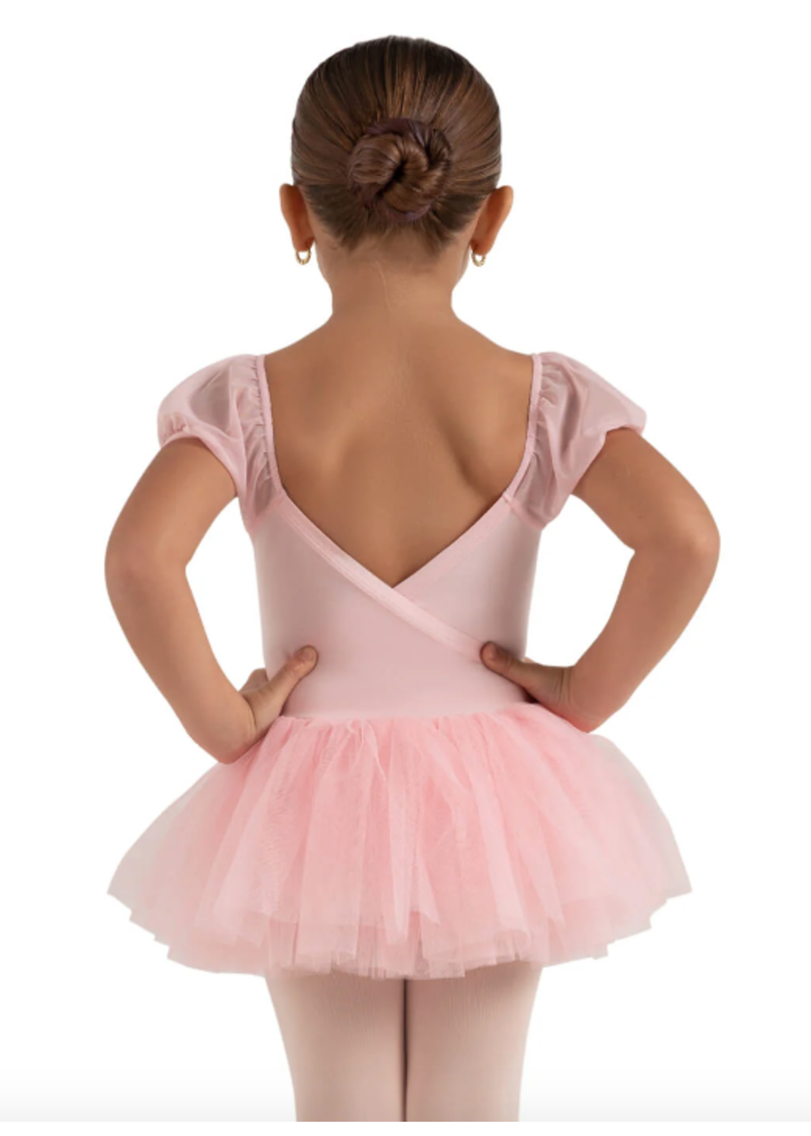 CAPEZIO & BUNHEADS A12171C CLOUD 9 HEAVENLY SHORT SLEEVE TUTU DRESS