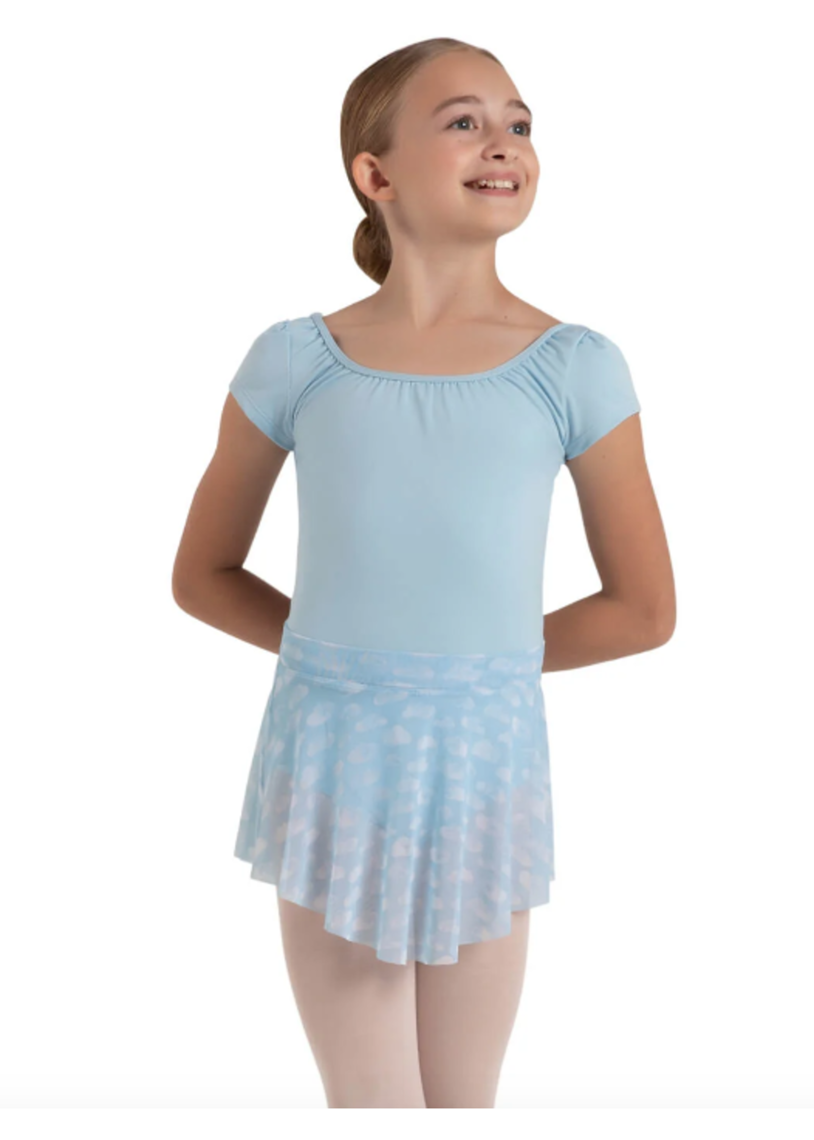 CAPEZIO & BUNHEADS A12170C CLOUD 9 SKY PULL ON SKIRT