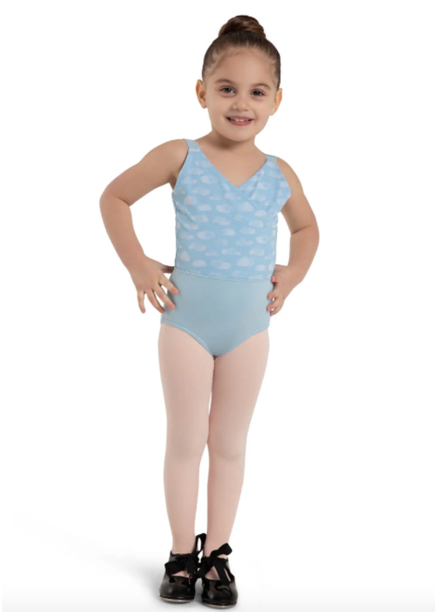 CAPEZIO & BUNHEADS A12165C CLOUD 9 BLISS CROSS OVER FRONT CAMISOLE LEOTARD