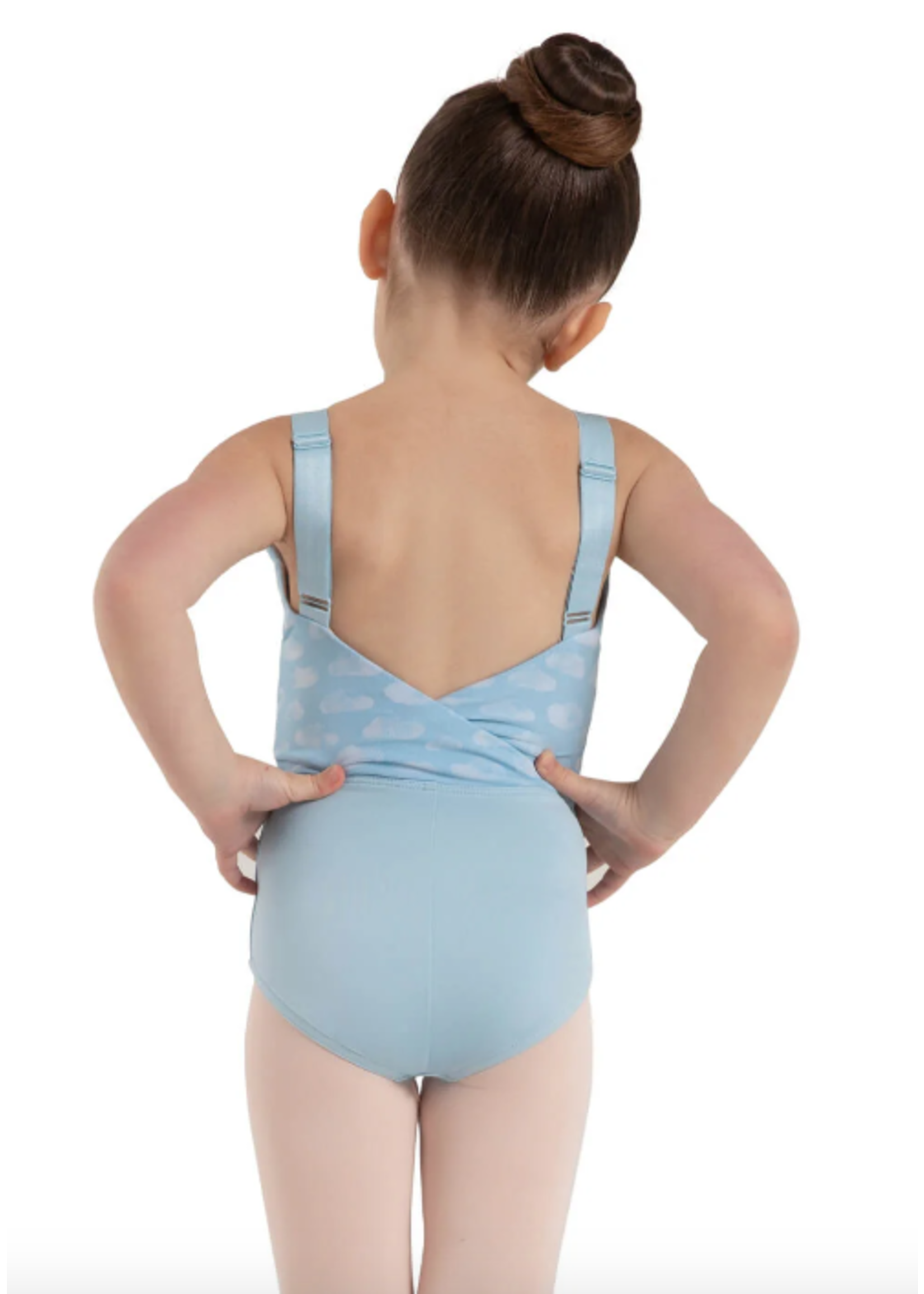 CAPEZIO & BUNHEADS A12165C CLOUD 9 BLISS CROSS OVER FRONT CAMISOLE LEOTARD