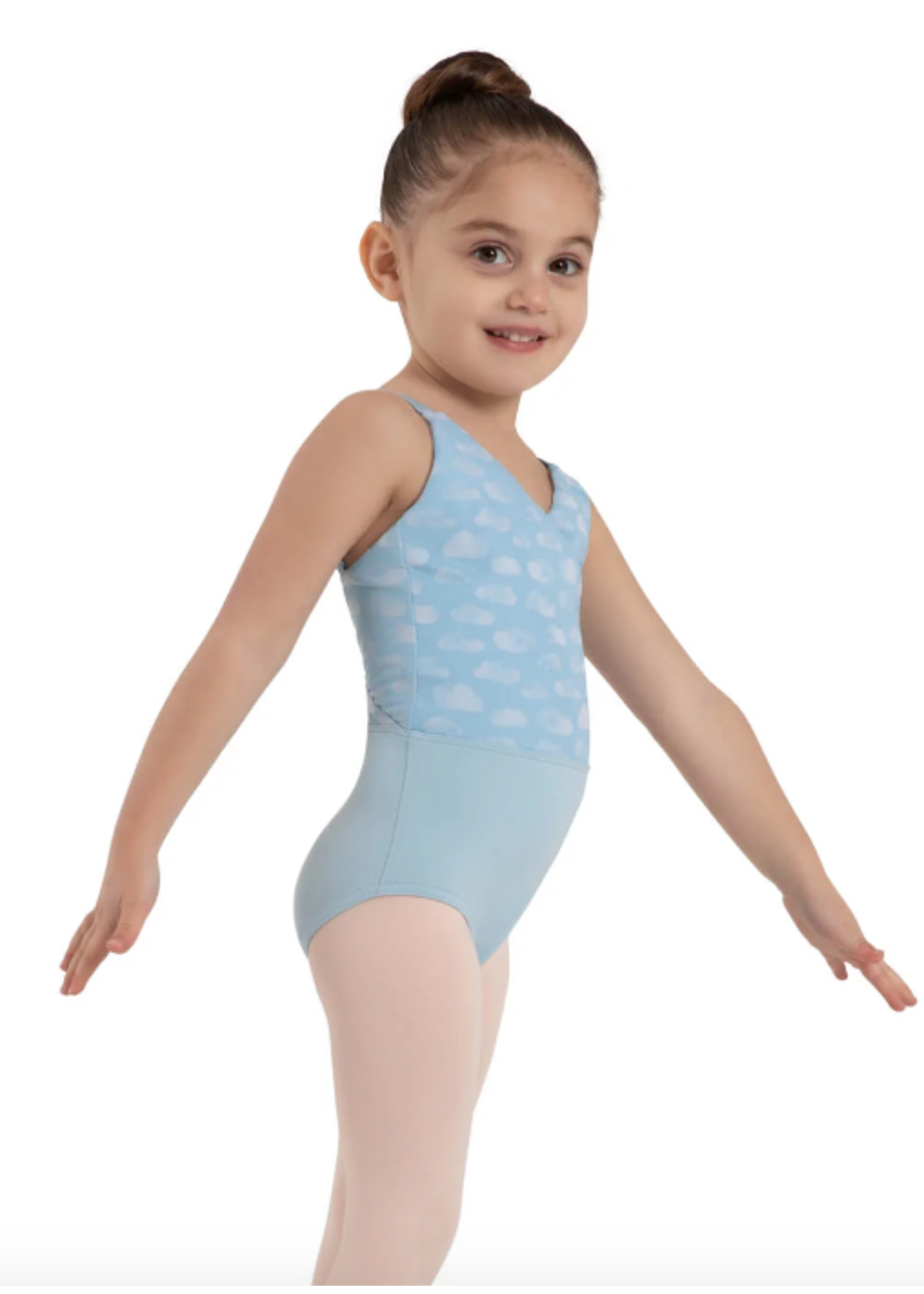 CAPEZIO & BUNHEADS A12165C CLOUD 9 BLISS CROSS OVER FRONT CAMISOLE LEOTARD