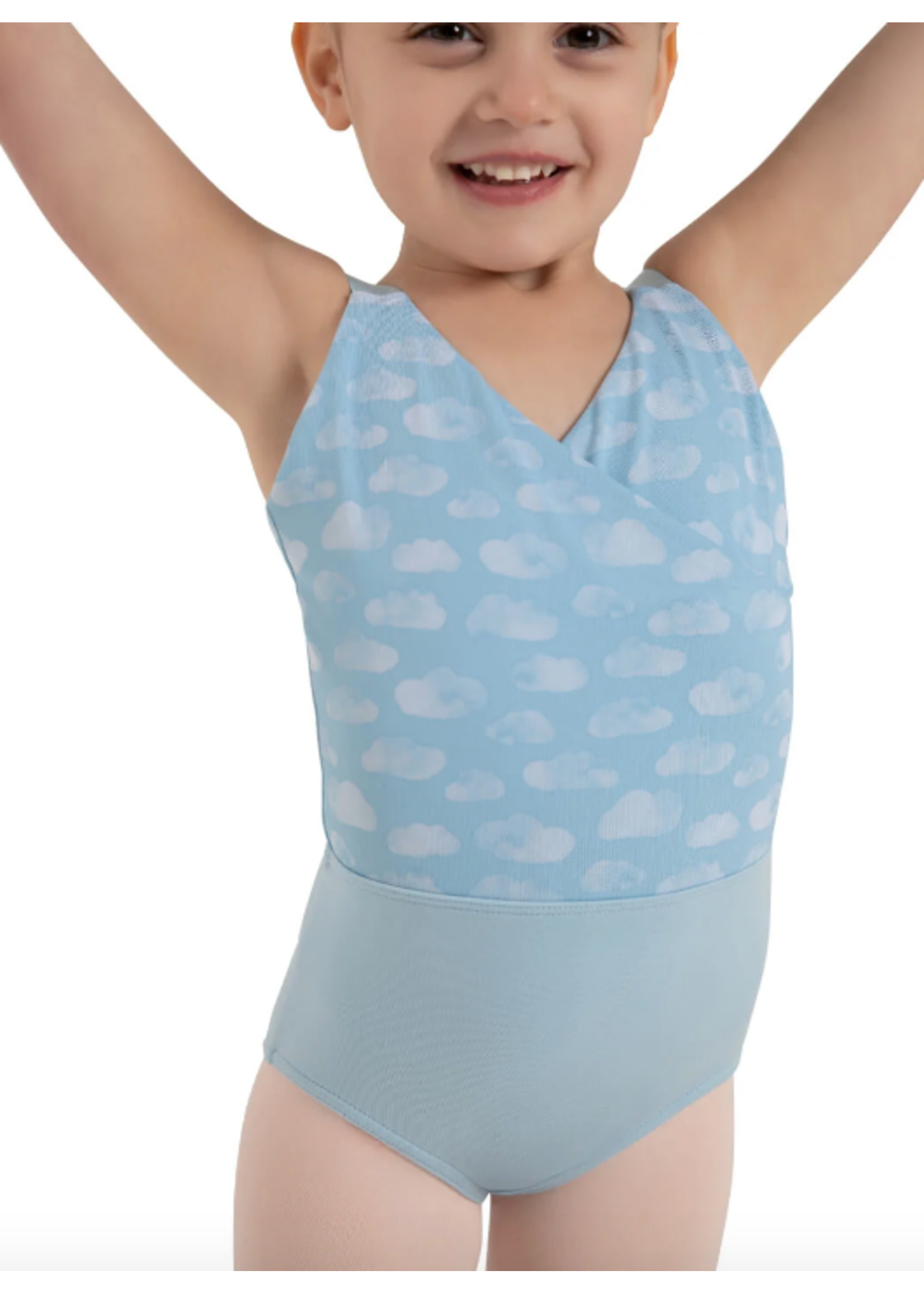 CAPEZIO & BUNHEADS A12165C CLOUD 9 BLISS CROSS OVER FRONT CAMISOLE LEOTARD