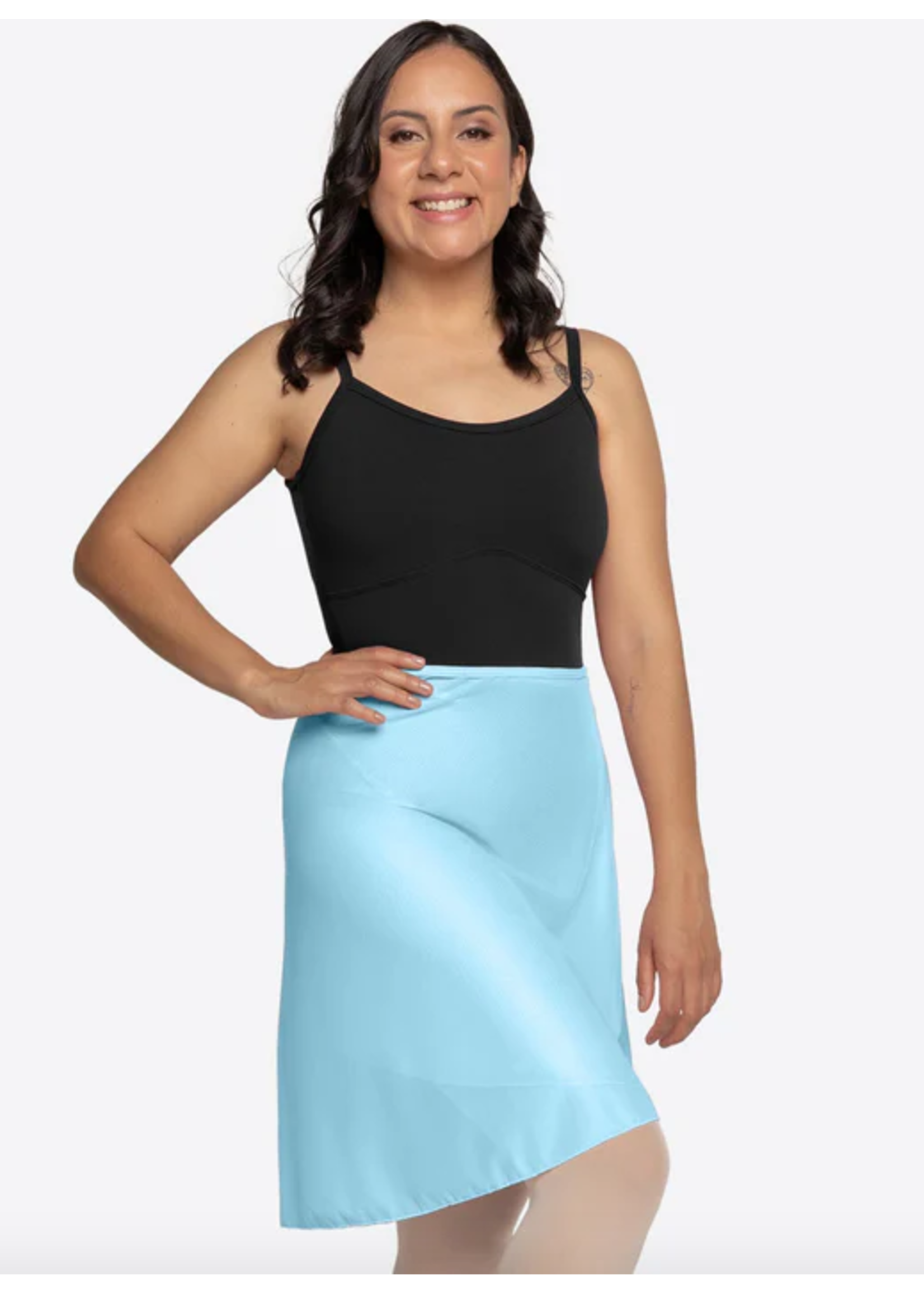 SO DANCA SD1960 TP66 CURVY PLUS CELCILIA MESH WRAP SKIRT