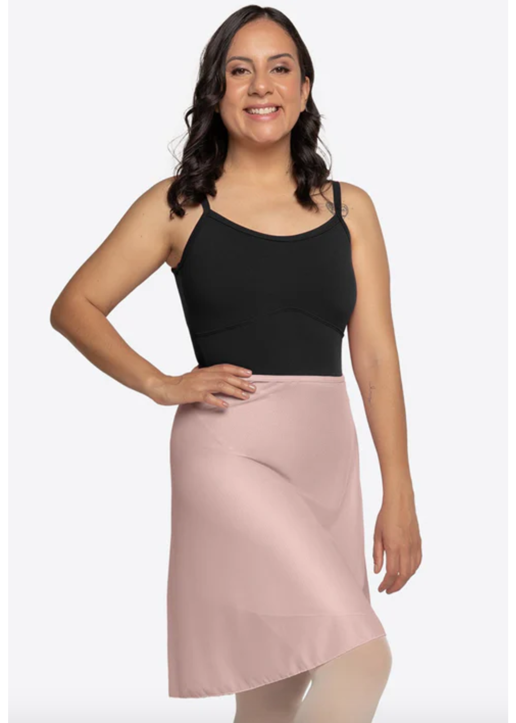 SO DANCA SD1960 TP66 CURVY PLUS CELCILIA MESH WRAP SKIRT