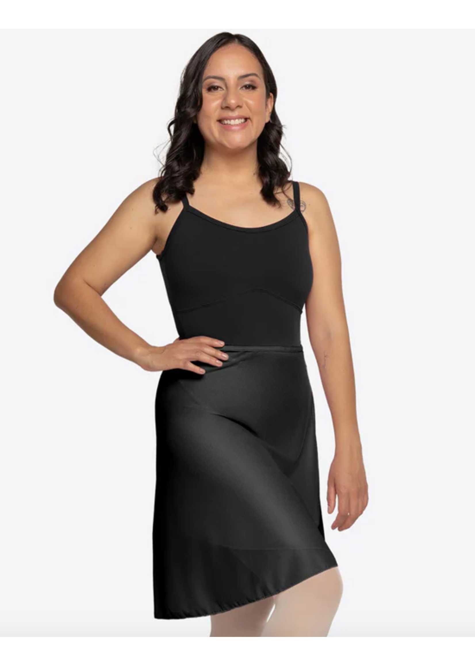 SO DANCA SD1960 TP66 CURVY PLUS CELCILIA MESH WRAP SKIRT
