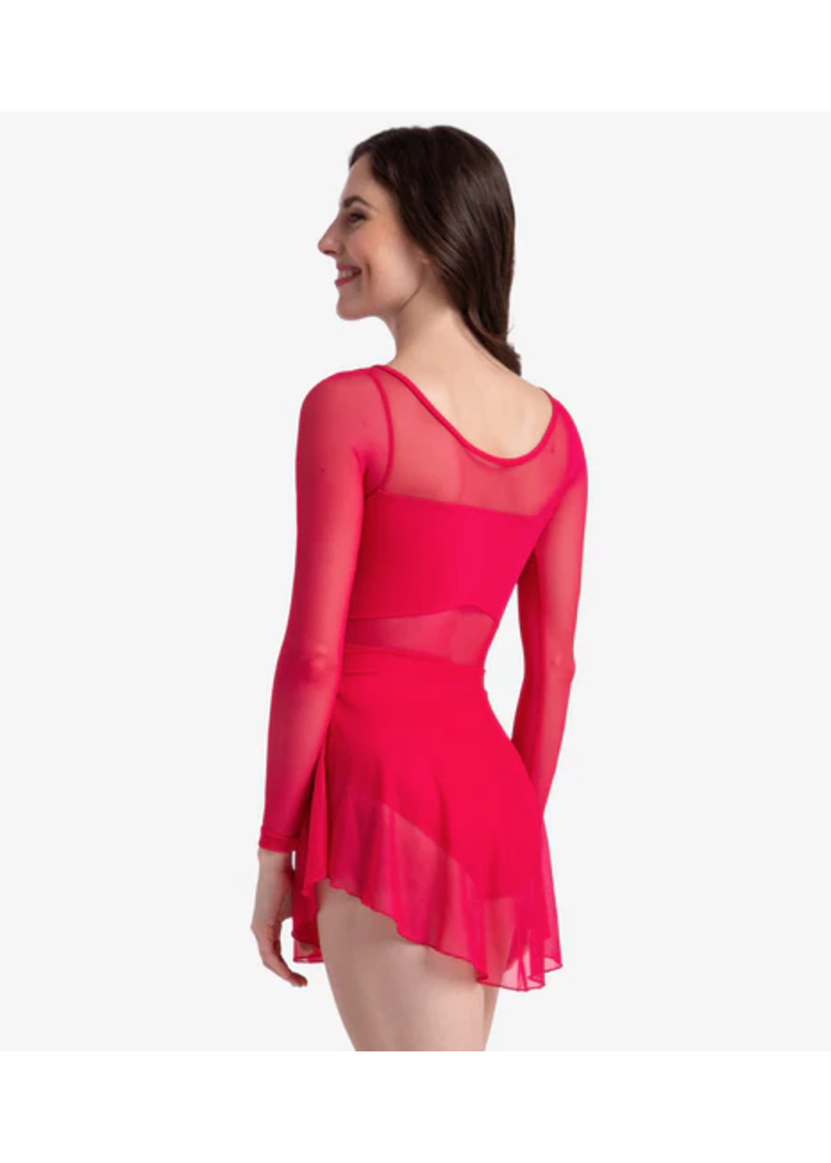 SO DANCA TILER PECK MESH PULL ON SKIRT