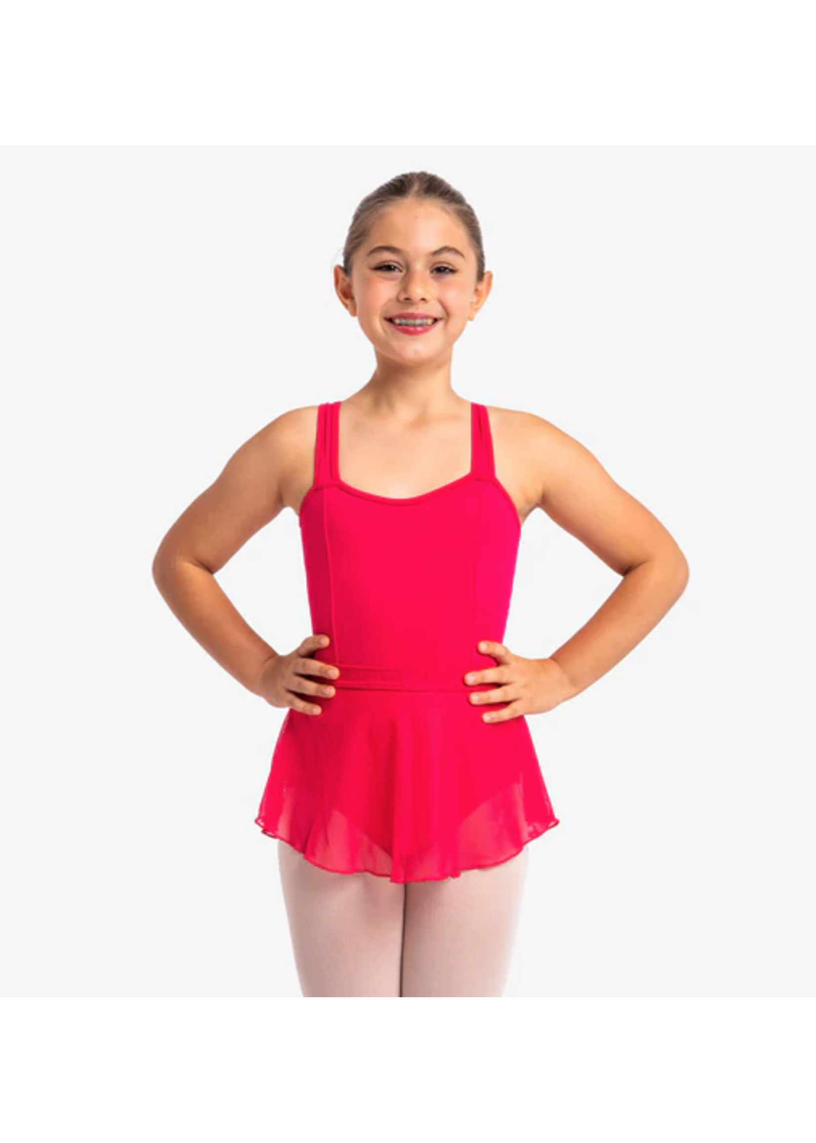 SO DANCA TILER PECK MESH PULL ON SKIRT