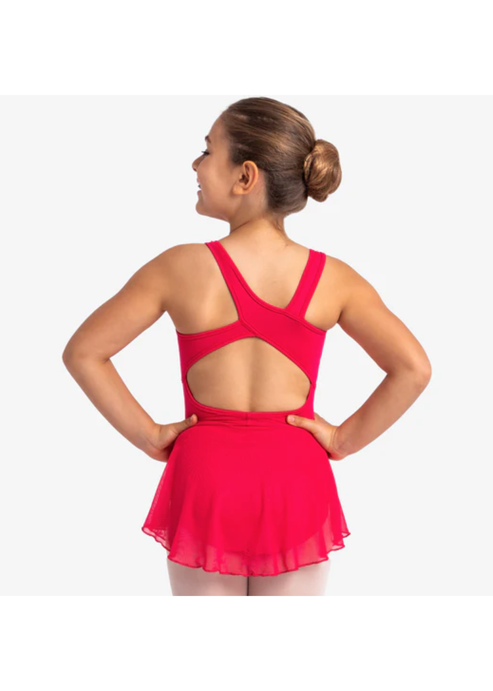SO DANCA TILER PECK MESH PULL ON SKIRT