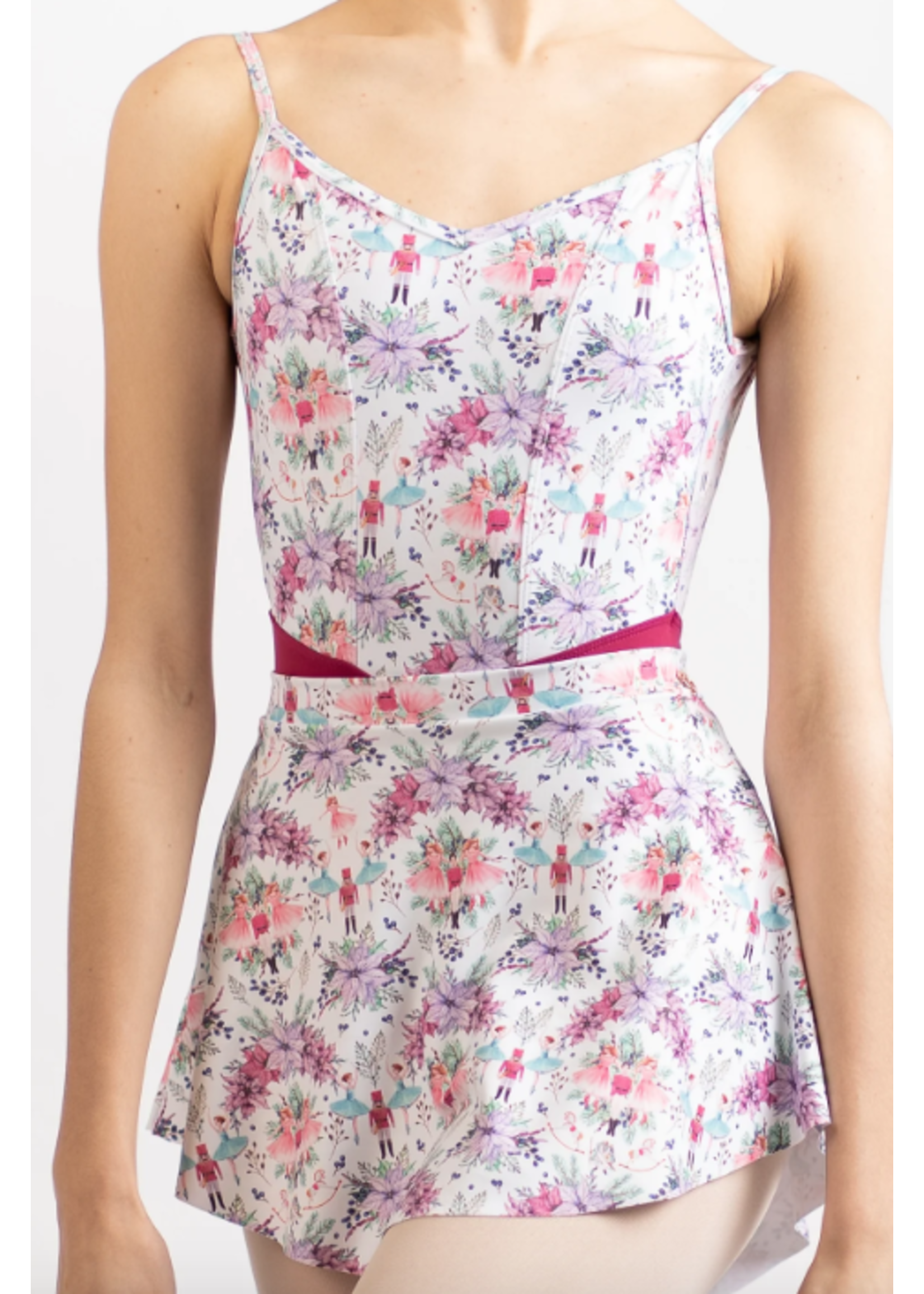 DANSE DE PARIS S0001L NUTCRACKER SWEET PATTERNED PULL ON SKIRT