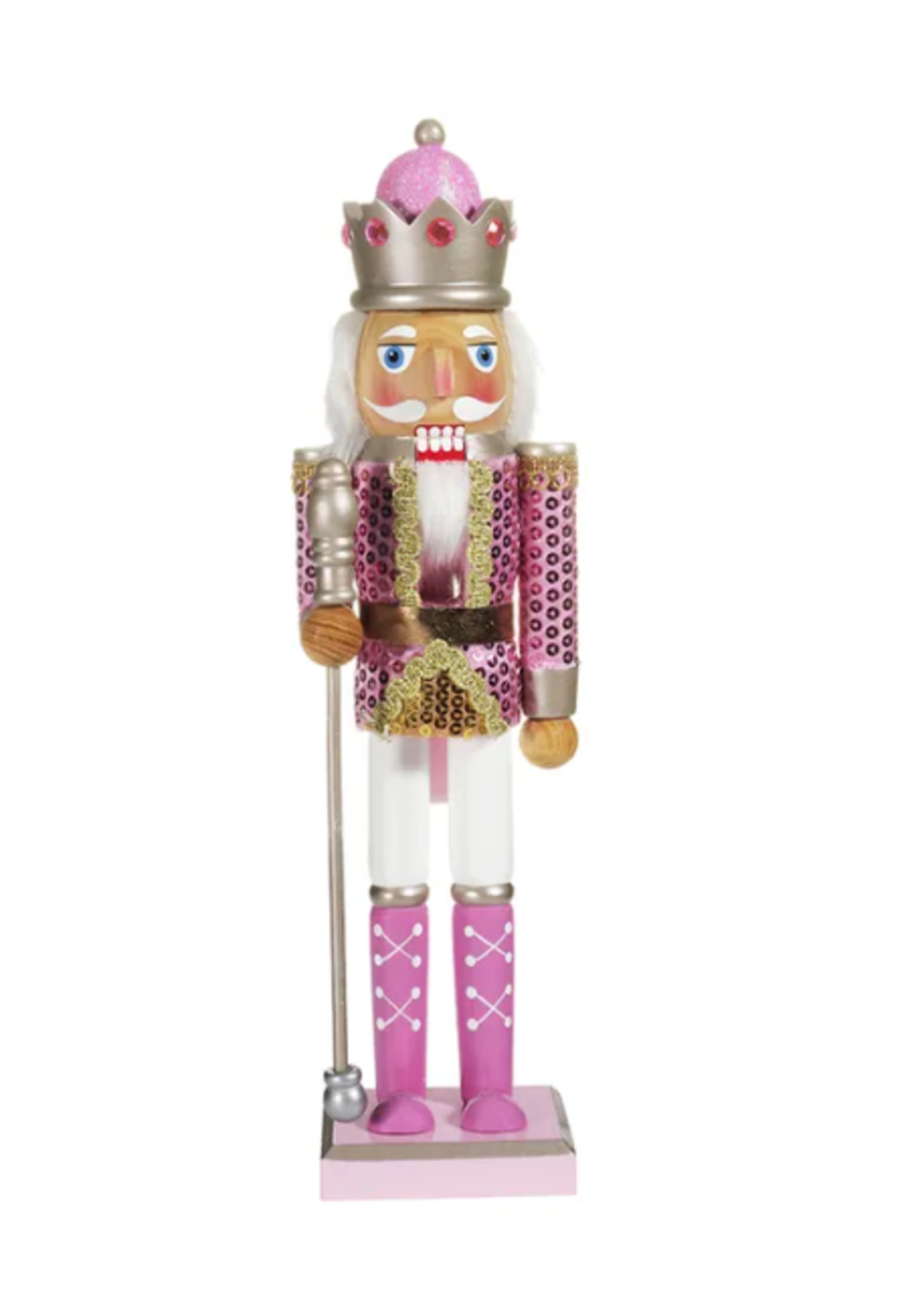 KURT S. ADLER C5887 SEQUIN SOLDIER NUTCRACKER
