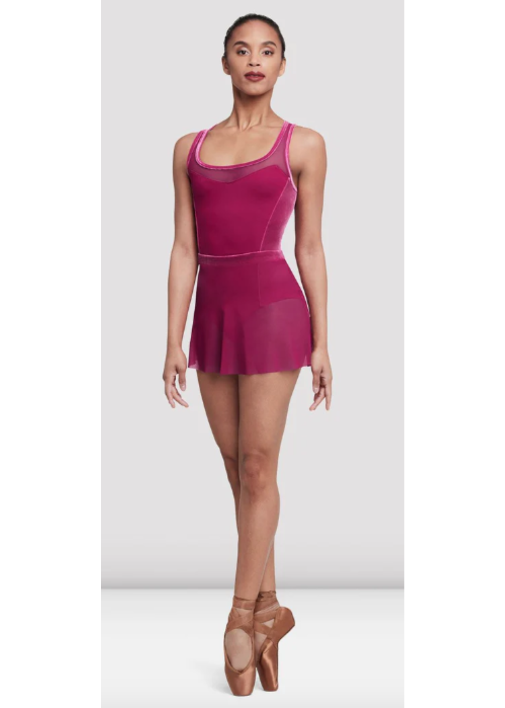 BLOCH & MIRELLA R5201 HAUTE VELVET AVERY PULL ON SKIRT