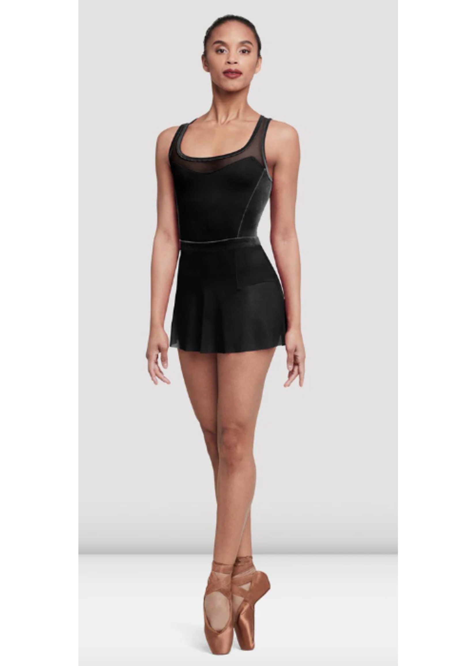 BLOCH & MIRELLA R5201 HAUTE VELVET AVERY PULL ON SKIRT