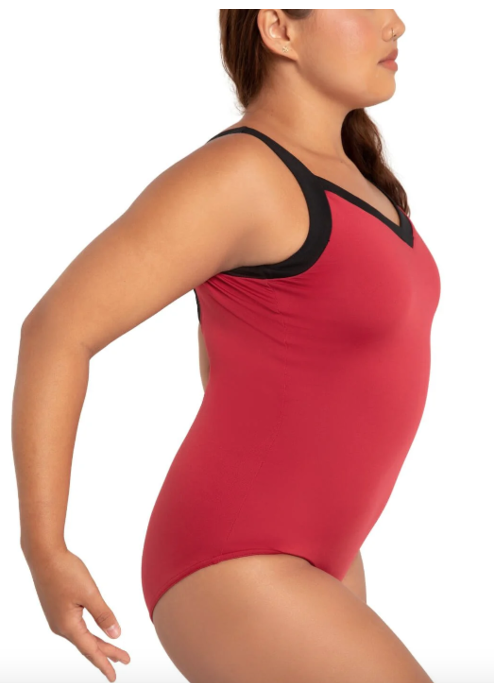 CAPEZIO & BUNHEADS A12149C J'ADORE WIDE STRAP CAMISOLE LEOTARD