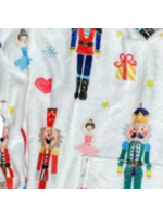 TRENDY TRENDS PLUSH NUTCRACKER FLEECE THROW BLANKET 50X60