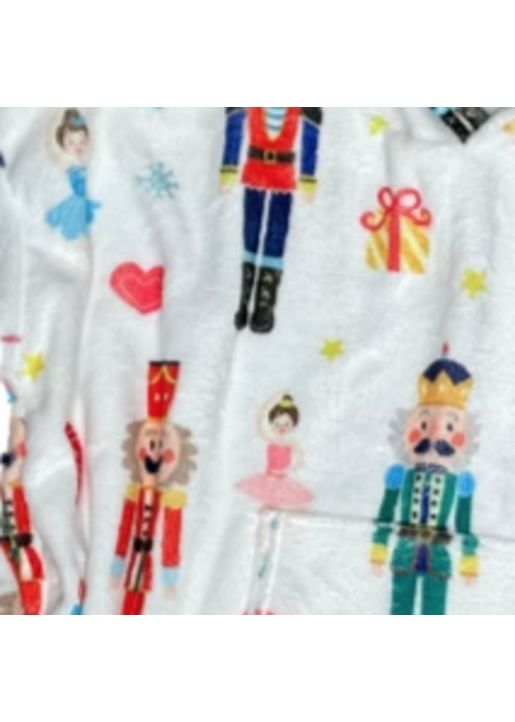 TRENDY TRENDS PLUSH NUTCRACKER FLEECE THROW BLANKET 50X60