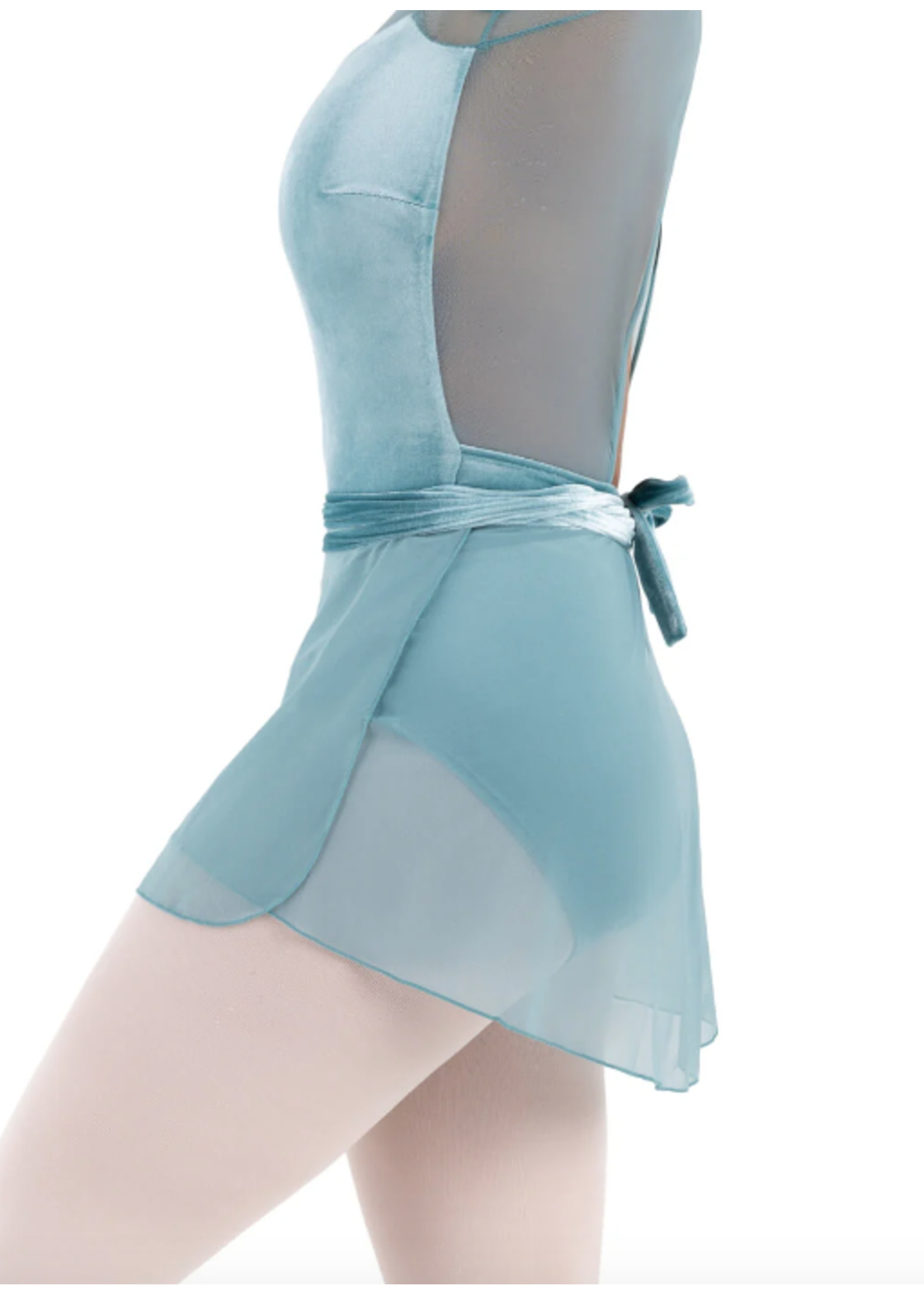 CAPEZIO & BUNHEADS A12237W ORCHARD VELVET FOREST WRAP SKIRT