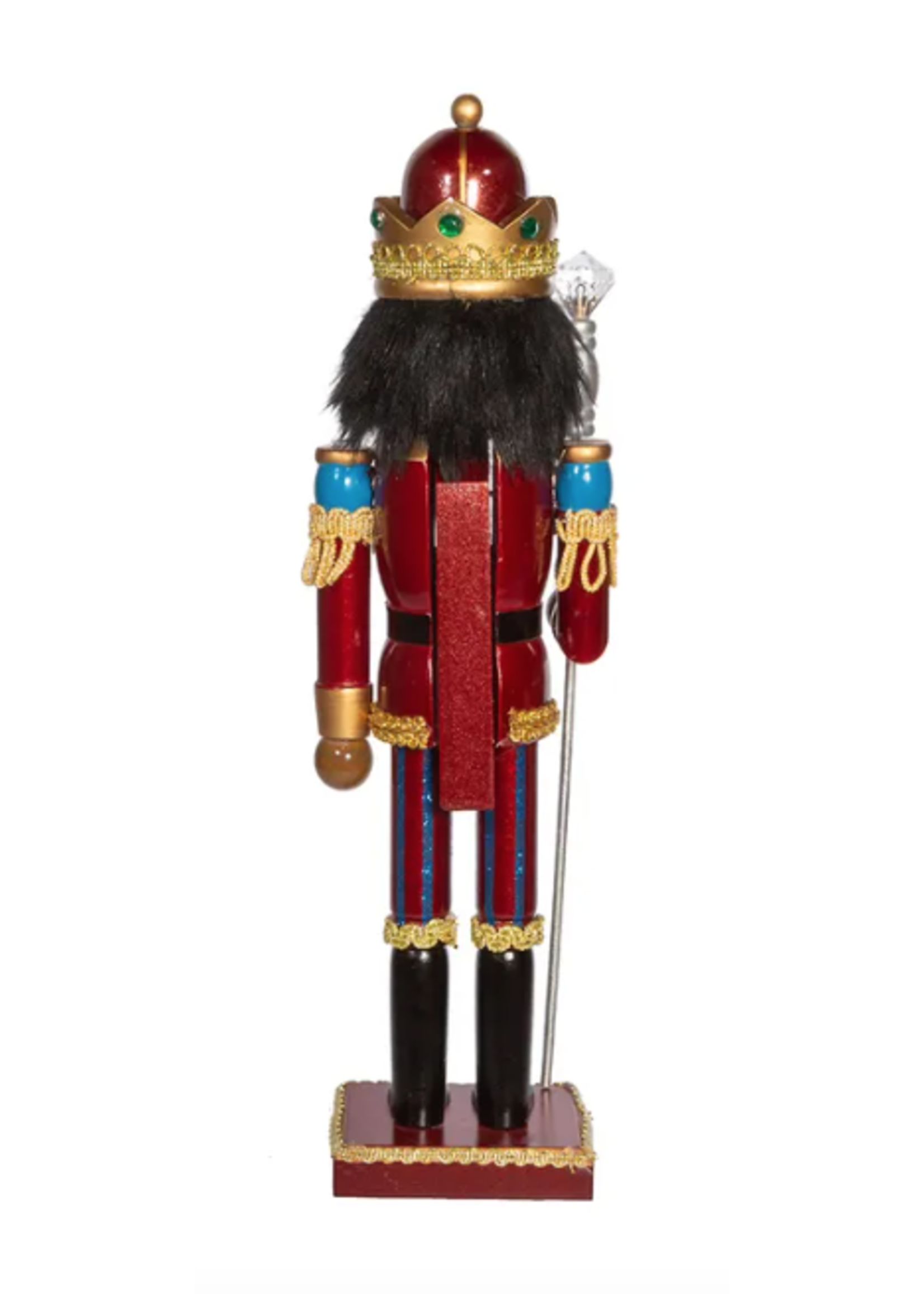KURT S. ADLER C4795 AFRICAN AMERICAN AMAAL & THE NIGHT VISITORS 15" NUTCRACKER