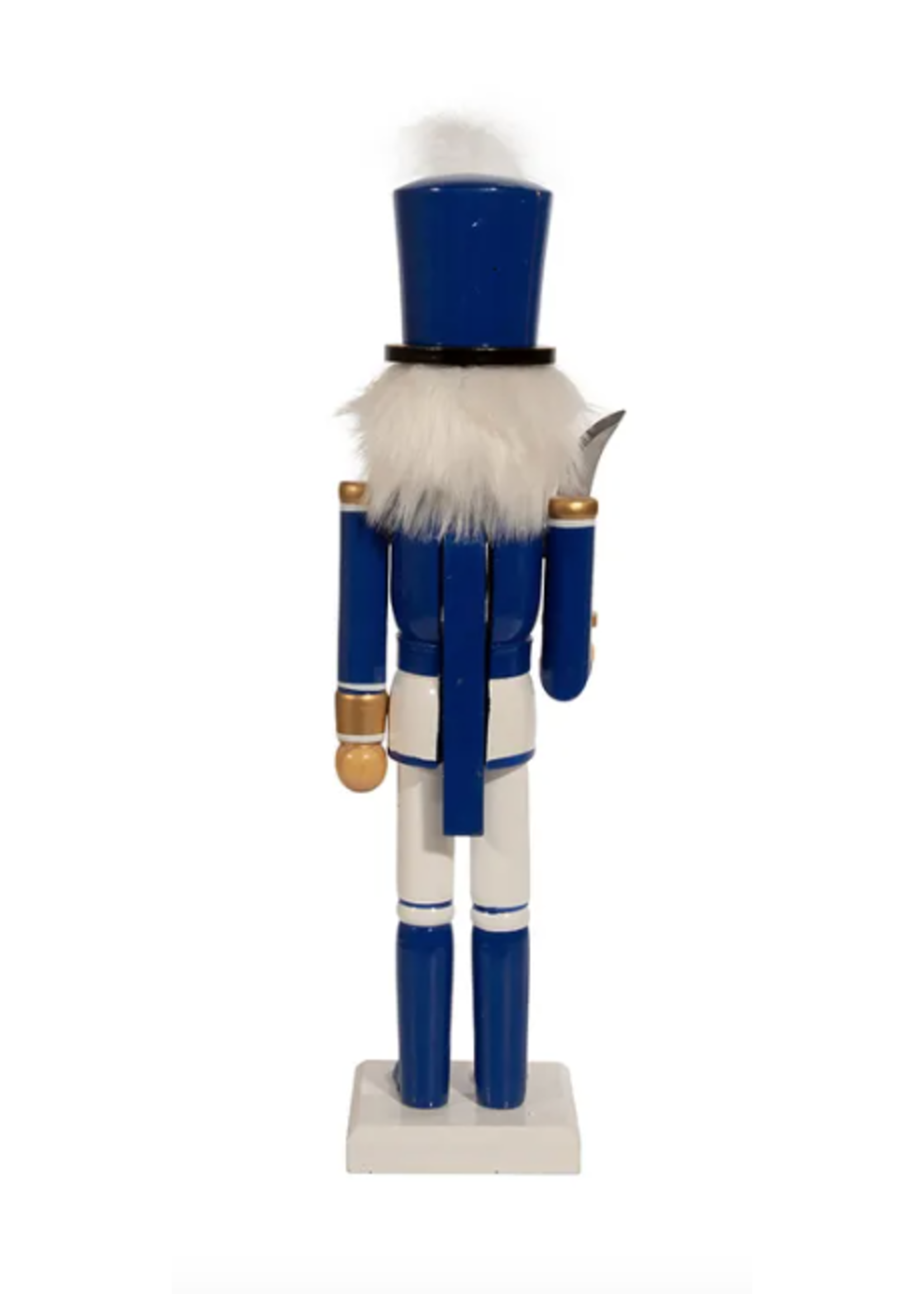 KURT S. ADLER F2086 CHINA PLATE INDIGO BLUE NUTCRACKER