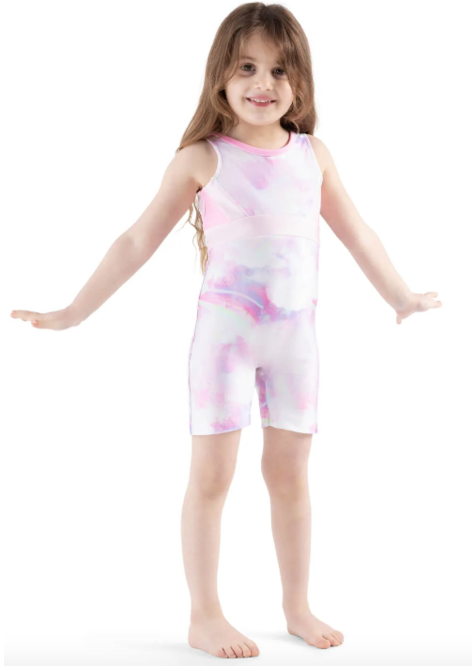 CAPEZIO & BUNHEADS A12205C PIXEL POP DREAMSCAPE BIKETARD