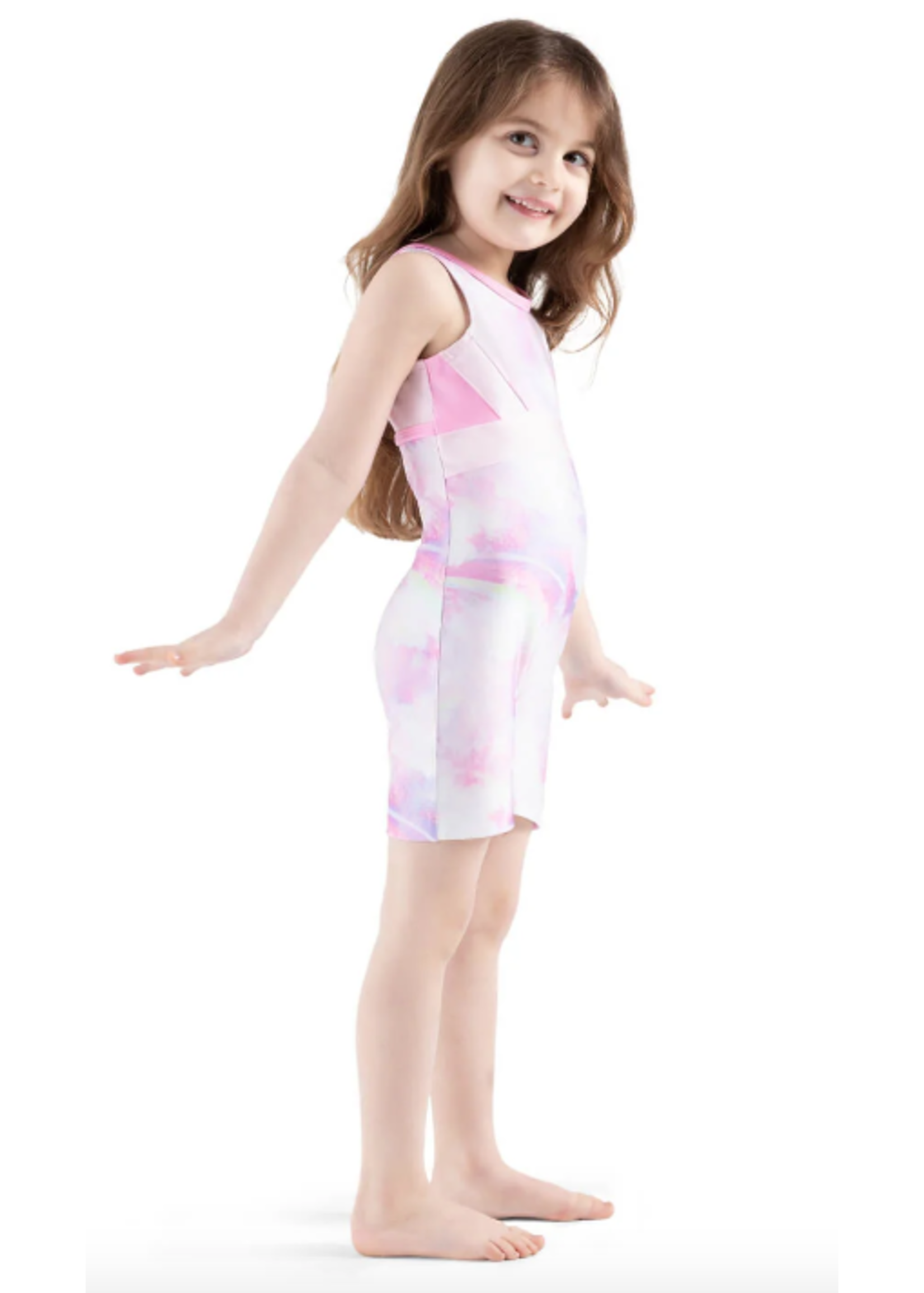 CAPEZIO & BUNHEADS A12205C PIXEL POP DREAMSCAPE BIKETARD