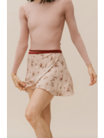 RUBIA WEAR MASHA PRINTED SHORT WRAP SKIRT