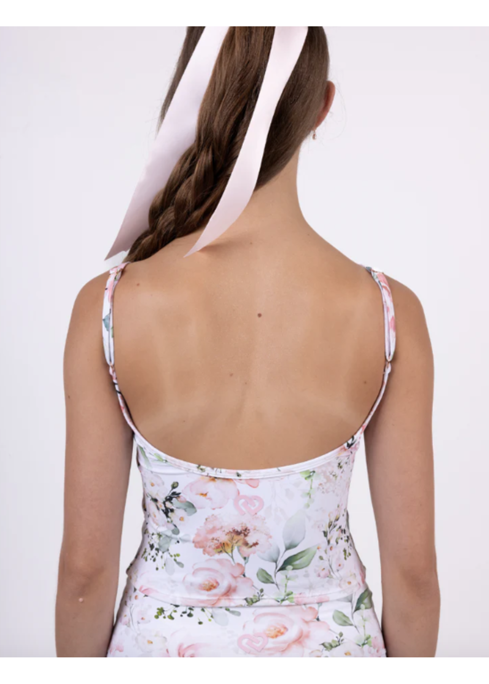 CLAUDIA DEAN CDW2592 HOLLY SCOOP BACK CROP ADJUSTABLE STRAP CAMI TANK TOP