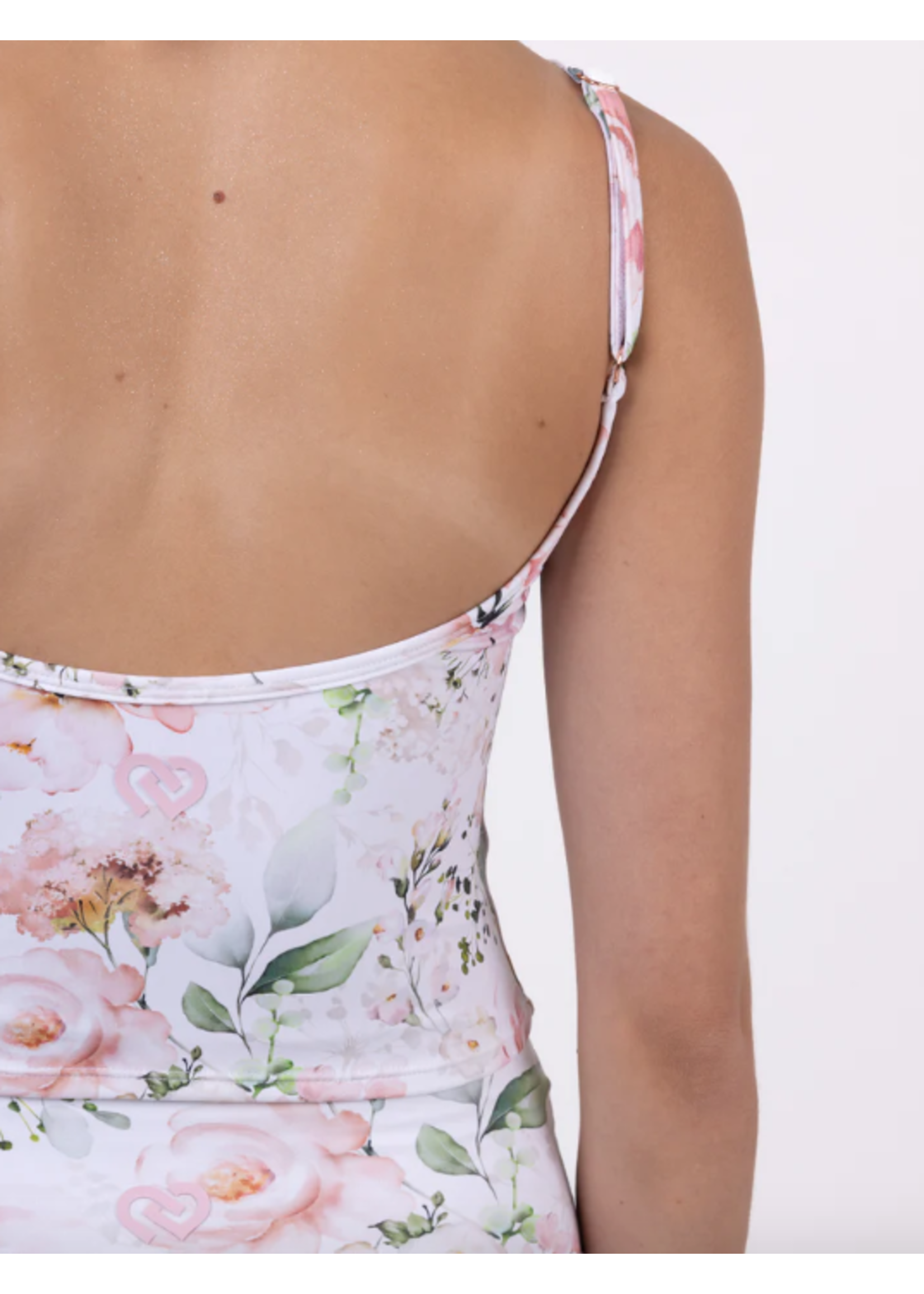 CLAUDIA DEAN CDW2592 HOLLY SCOOP BACK CROP ADJUSTABLE STRAP CAMI TANK TOP